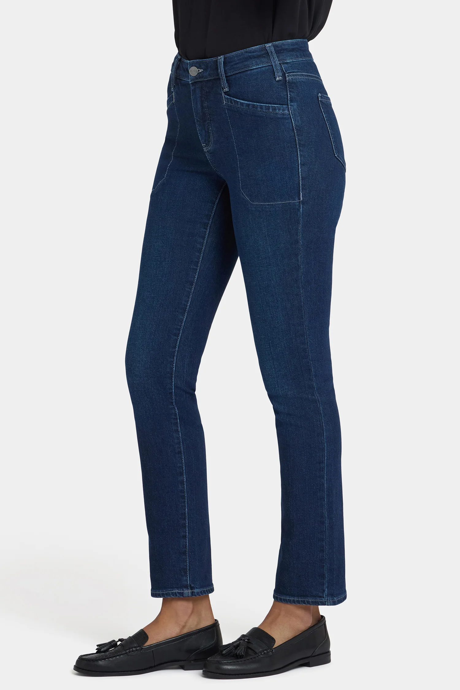 Sheri Slim Jeans In Petite - Ink Skyline - Image 4
