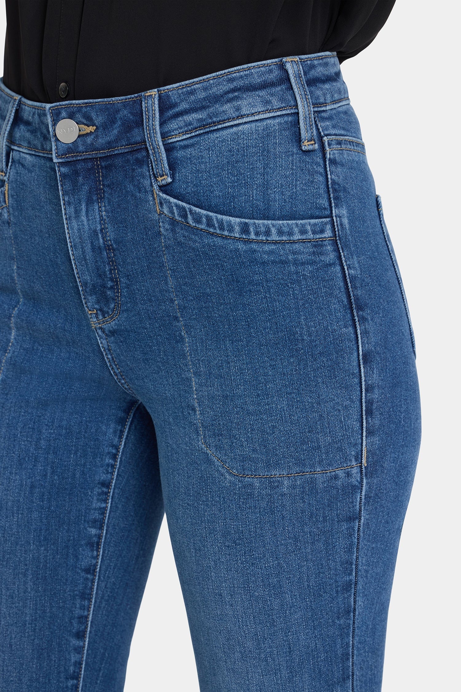 Sheri Slim Jeans In Petite - Opera Blue - Image 2