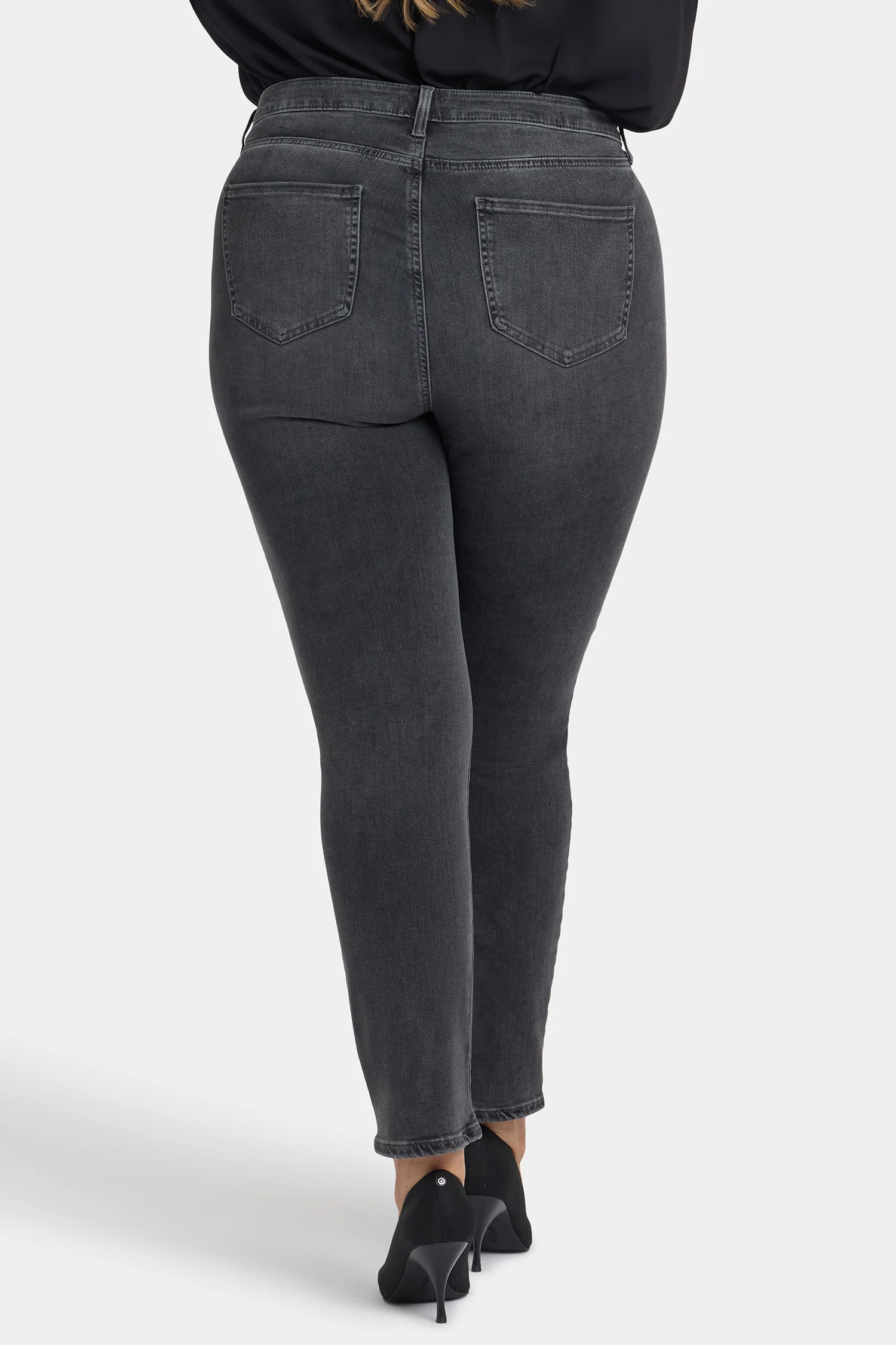 Sheri Slim Jeans In Plus Size - Gloomy Marais - Image 2