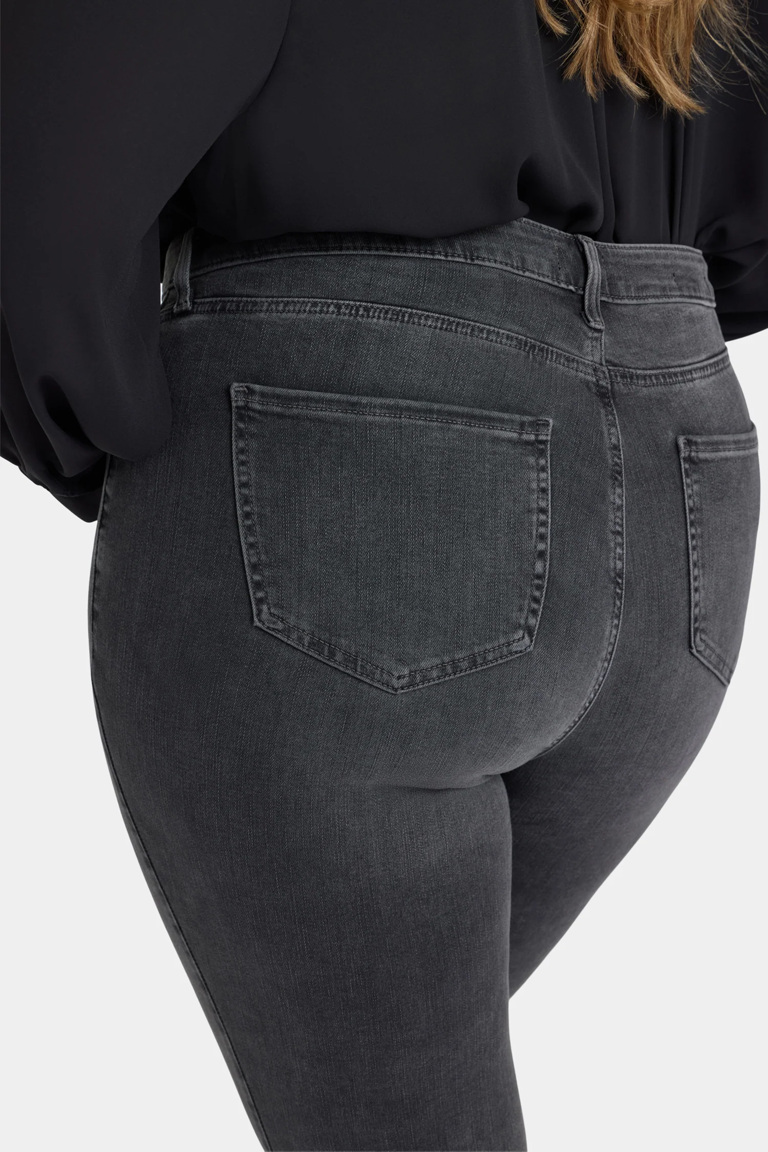 Sheri Slim Jeans In Plus Size - Gloomy Marais - Image 5