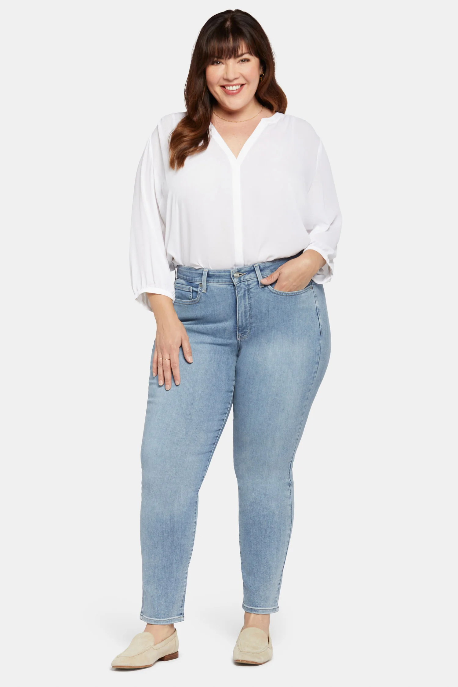 Sheri Slim Jeans In Plus Size - Haley - Image 4