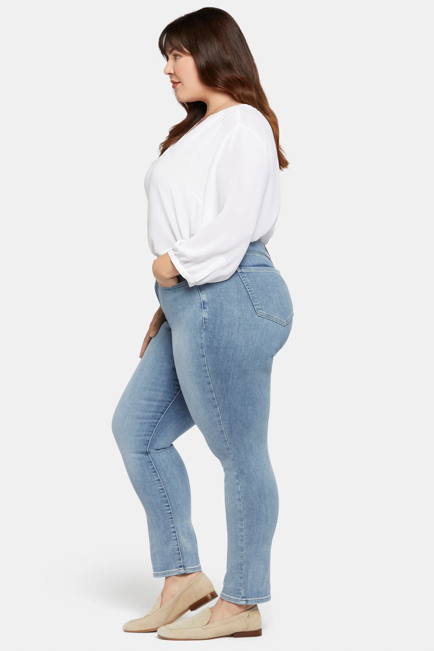 Sheri Slim Jeans In Plus Size - Haley - Image 5
