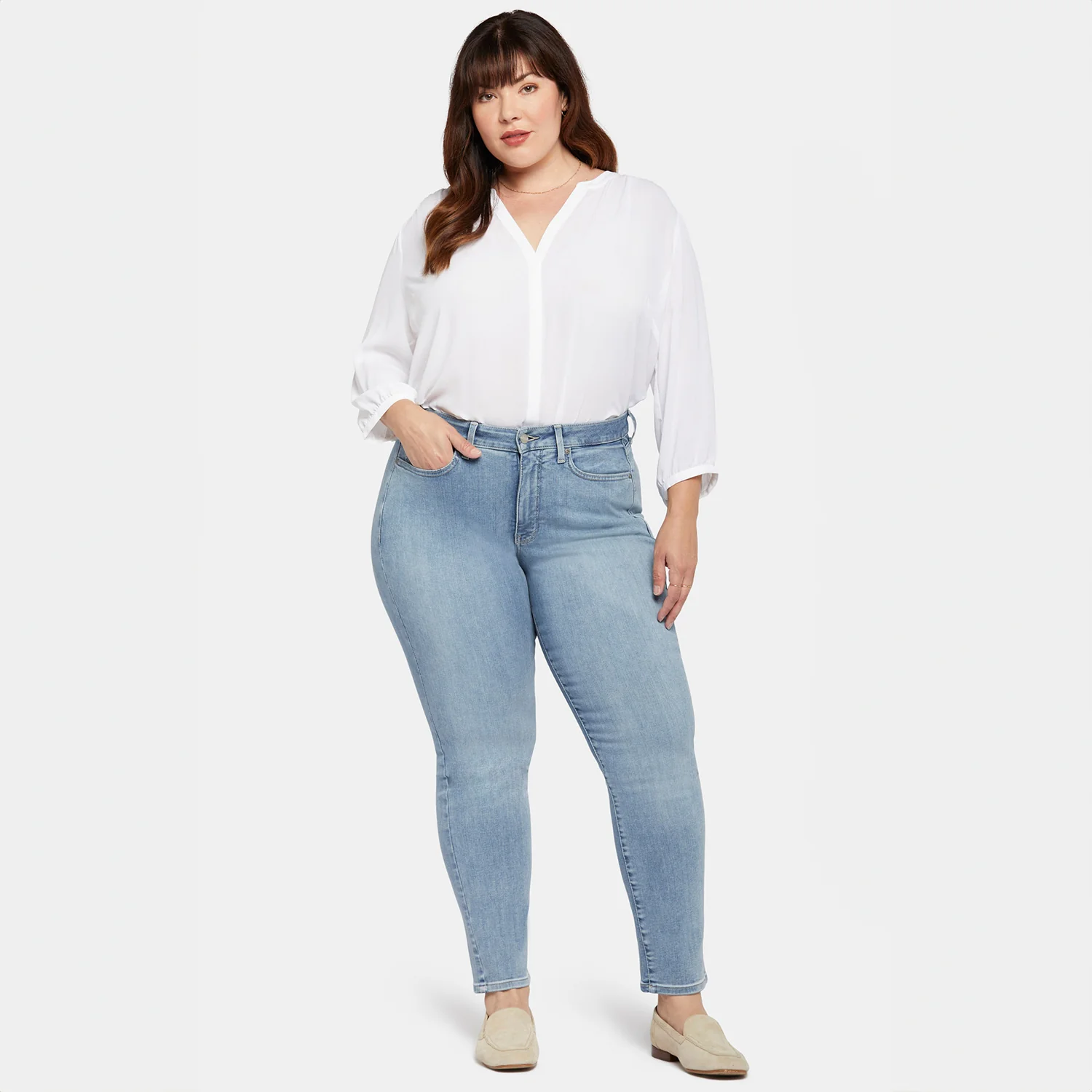 Sheri Slim Jeans In Plus Size - Haley - Image 7