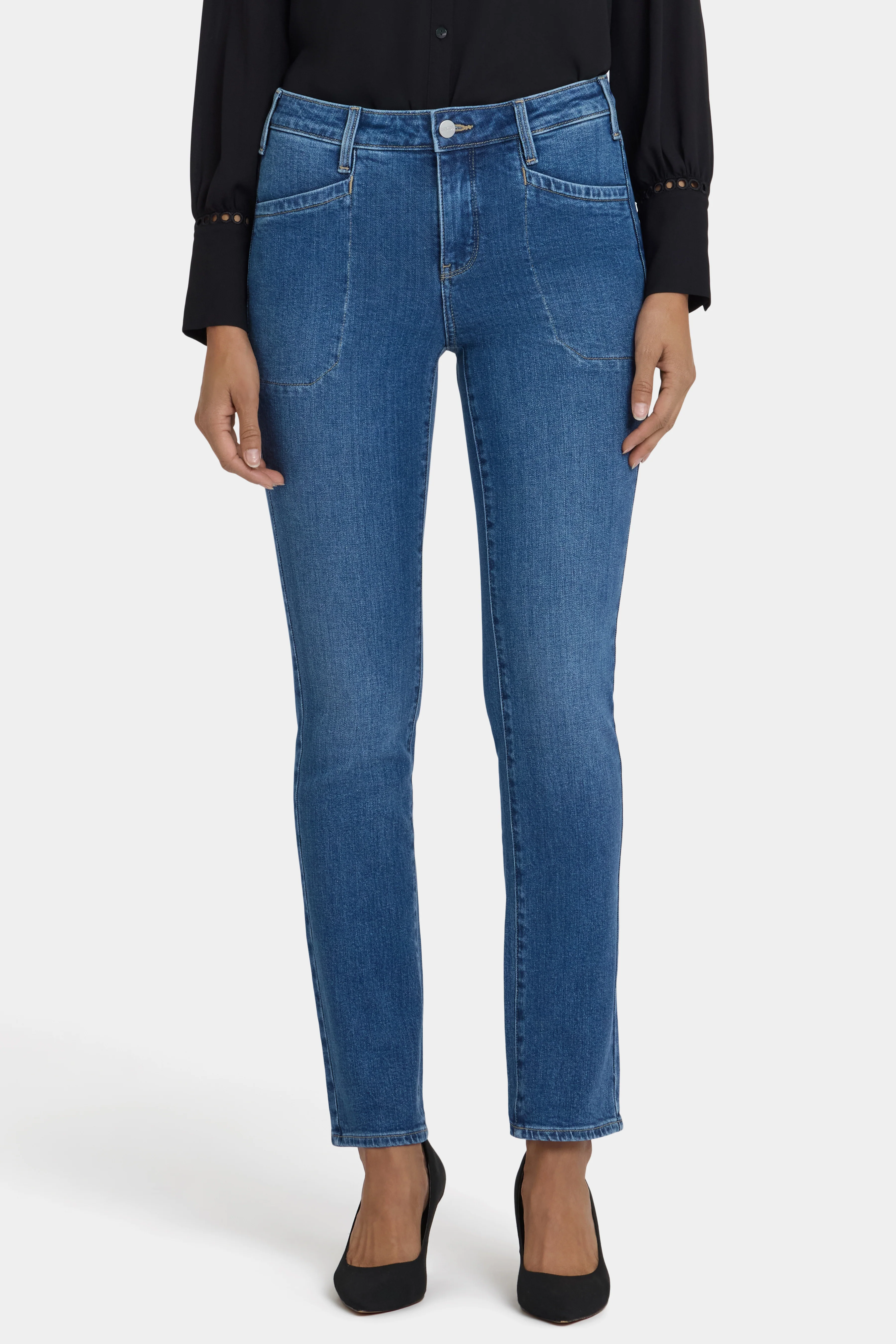 Sheri Slim Jeans - Opera Blue - Image 5