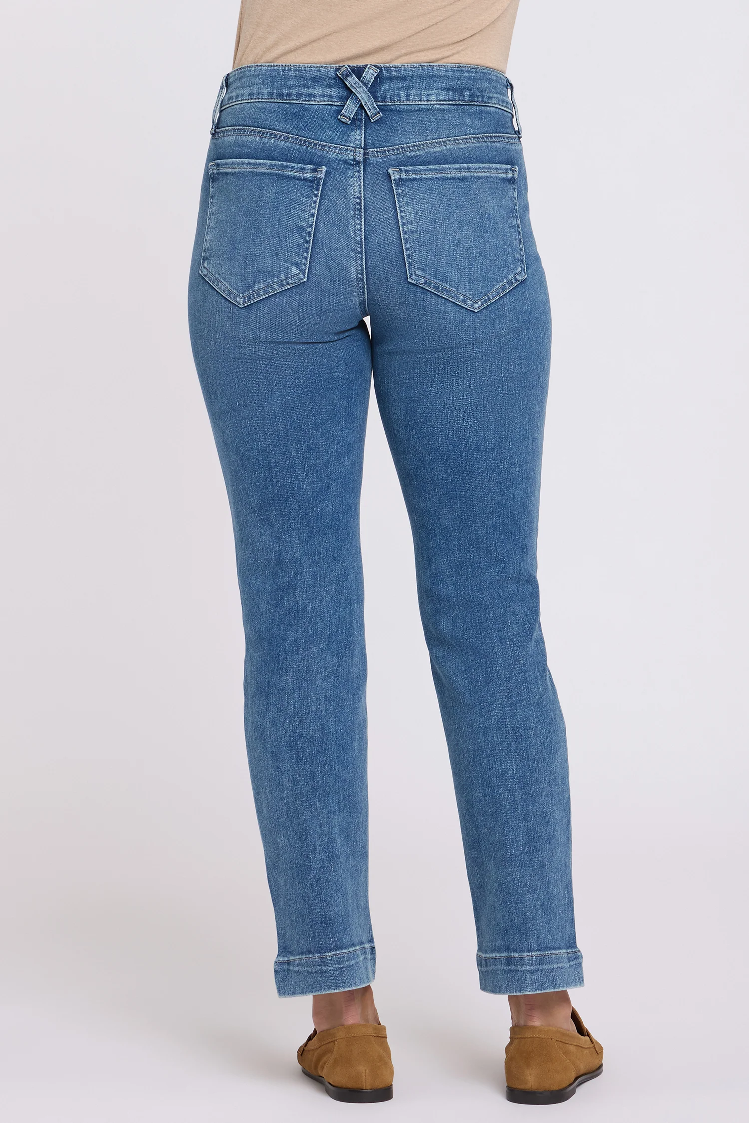 Sheri Slim Straight Ankle Jeans In Petite - Breezy Palms - Image 3