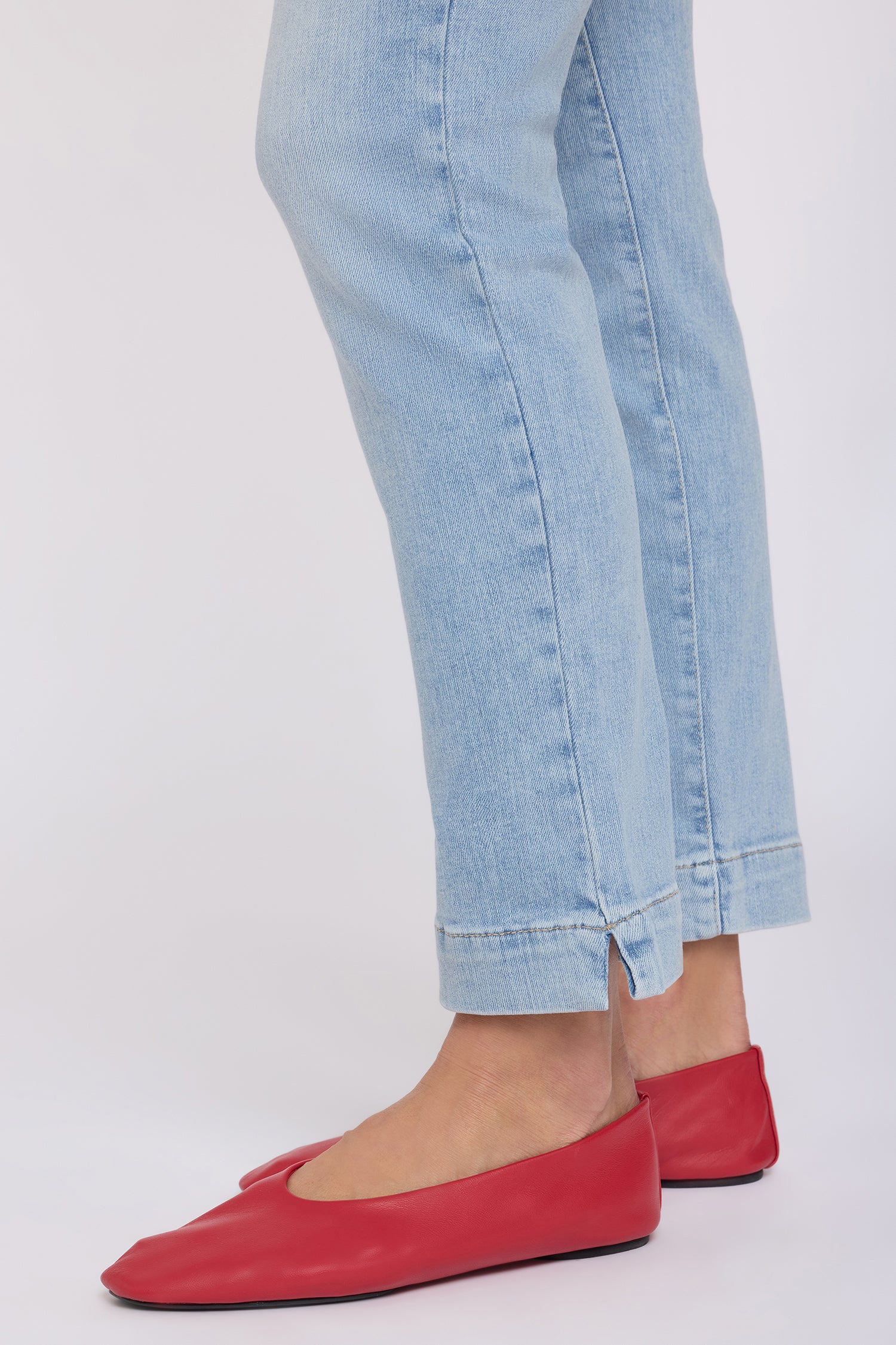 Sheri Slim Straight Ankle Jeans In Petite - Keys View - Image 2