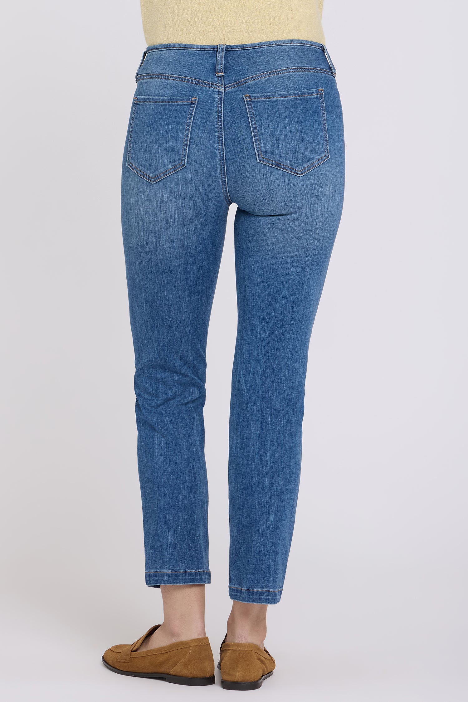 Sheri Slim Straight Ankle Jeans - Wild River - Image 3