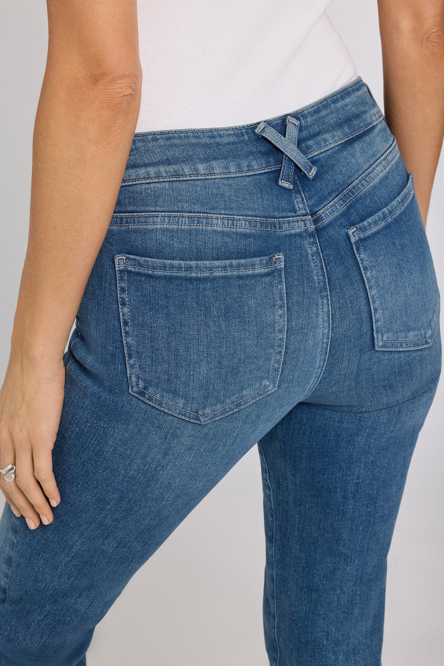Sheri Slim Straight Jeans - Breezy Palms - Image 2