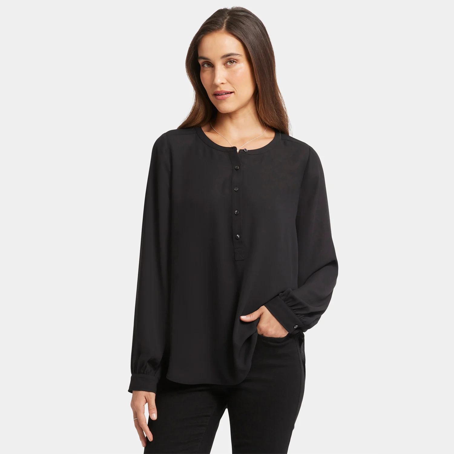 Simone Blouse - Black - Image 7