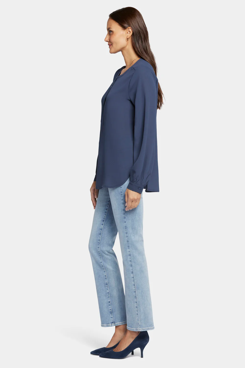 Simone Blouse - Oxford Navy - Image 3