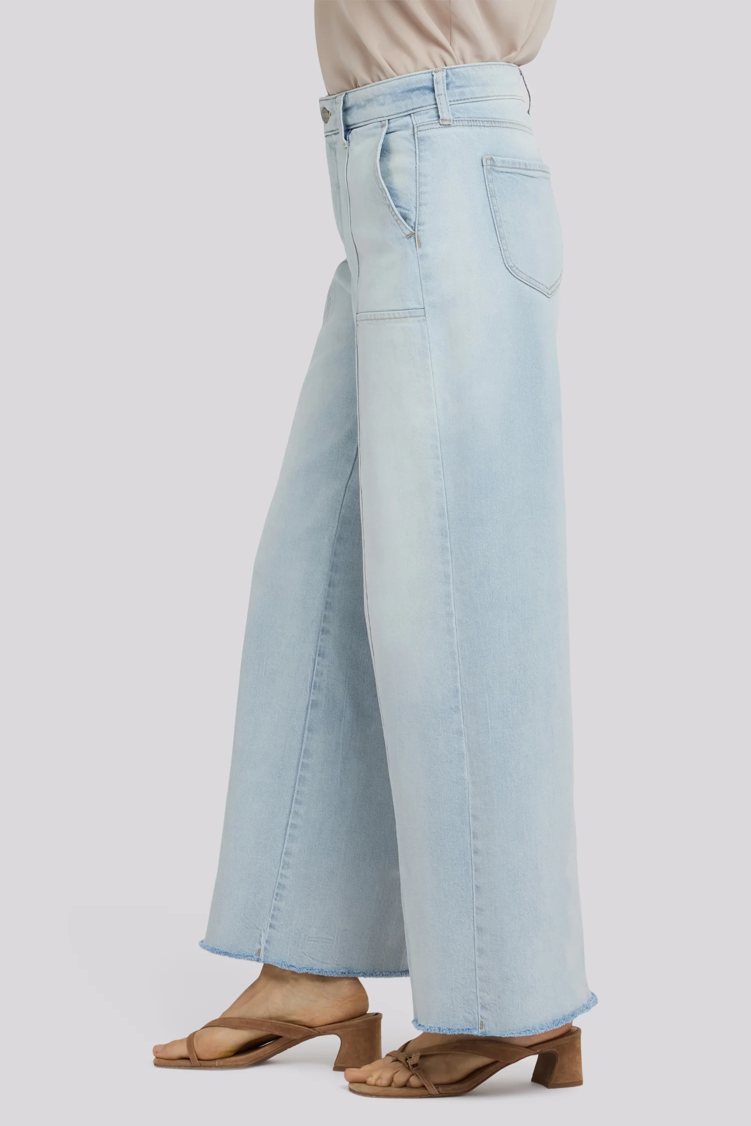 Simone Wide Leg Jeans - Desert Shoreline - Image 4