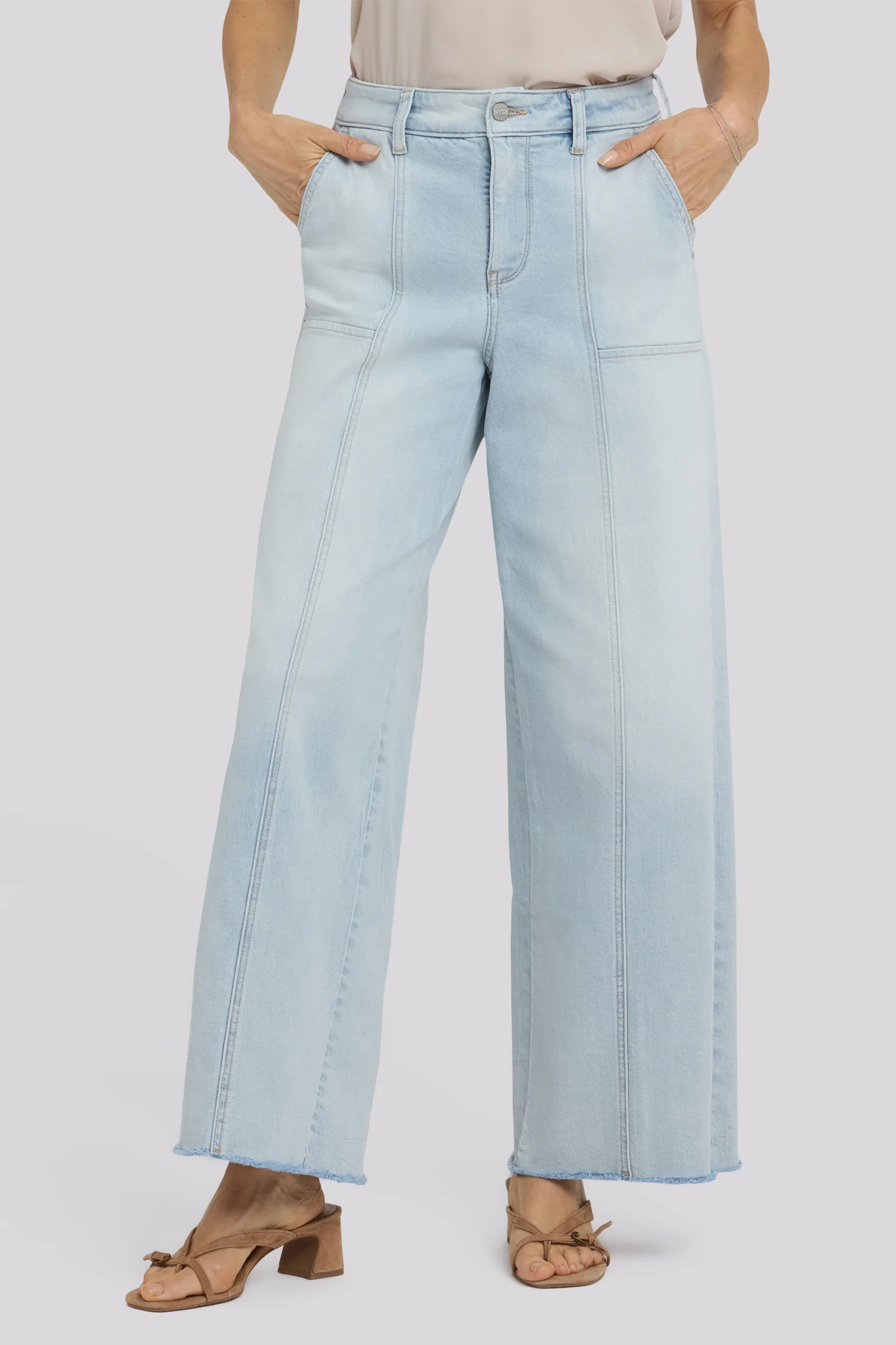 Simone Wide Leg Jeans - Desert Shoreline - Image 5