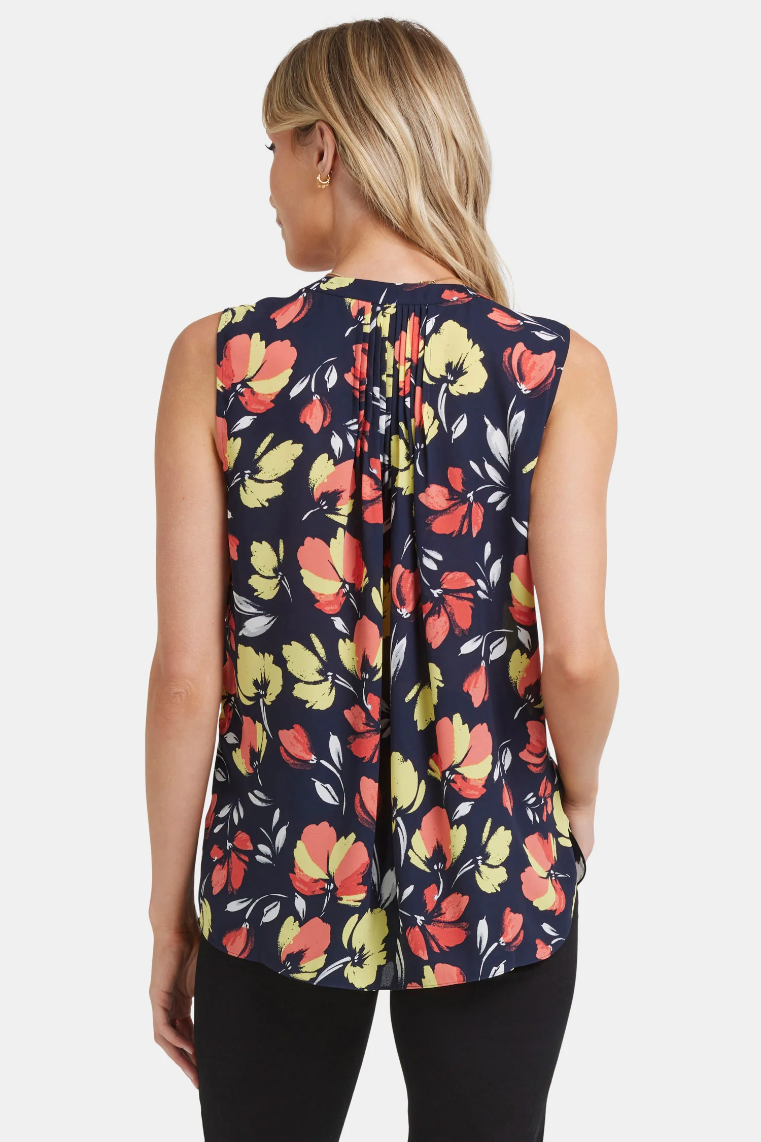 Sleeveless Pintuck Blouse  - Isla Blooms - Image 2