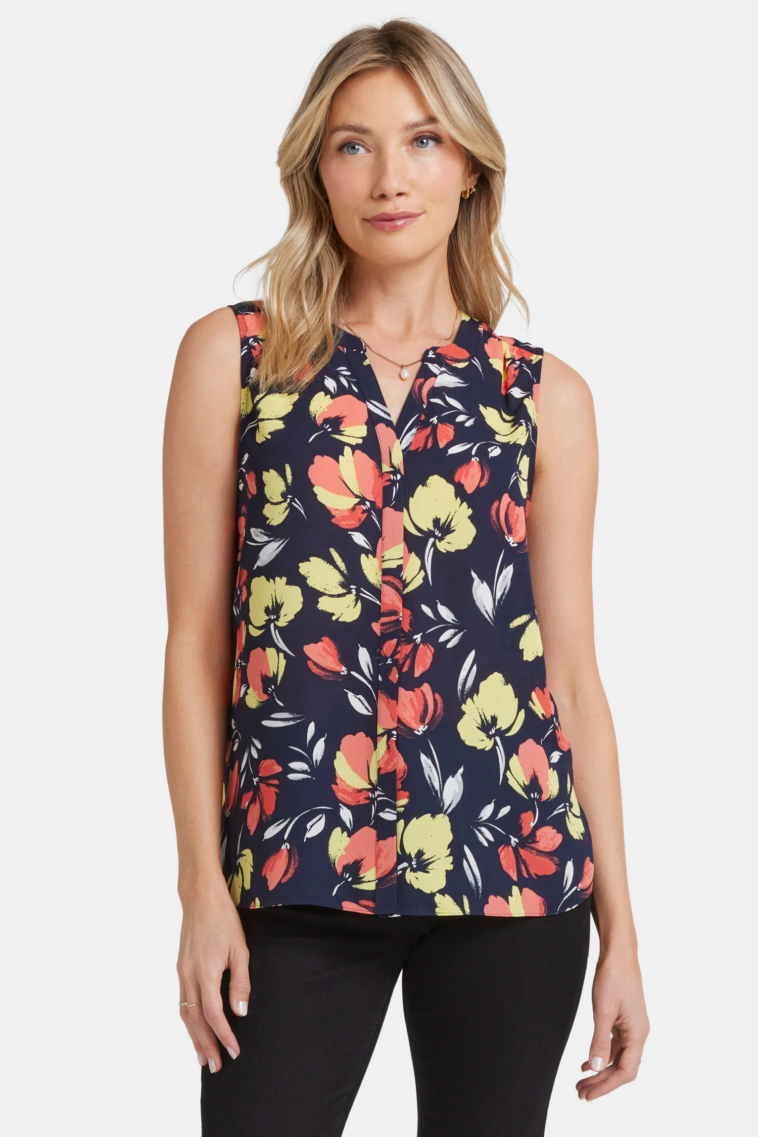 Sleeveless Pintuck Blouse  - Isla Blooms - Image 4