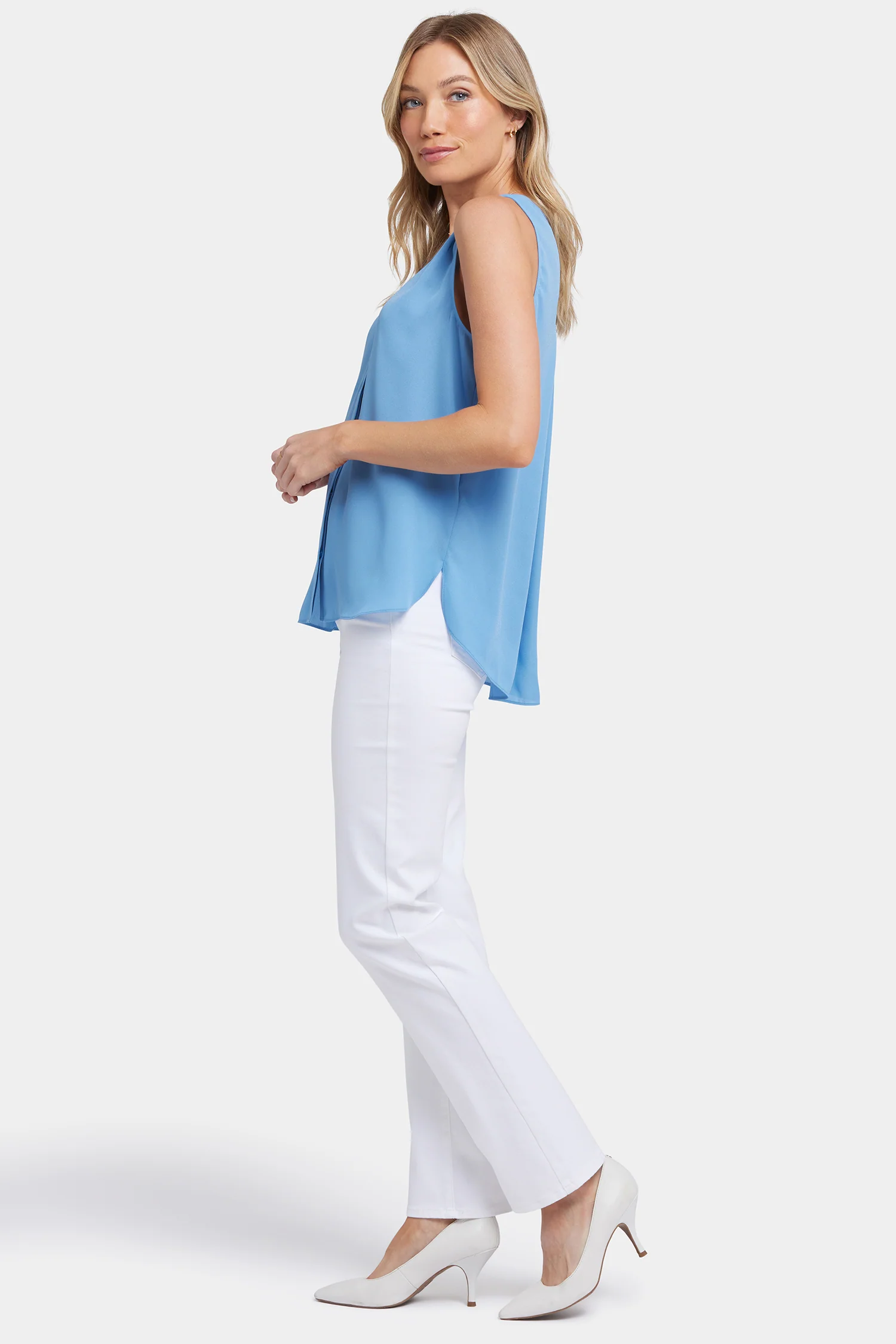 Sleeveless Pintuck Blouse - Pacific Coast - Image 4