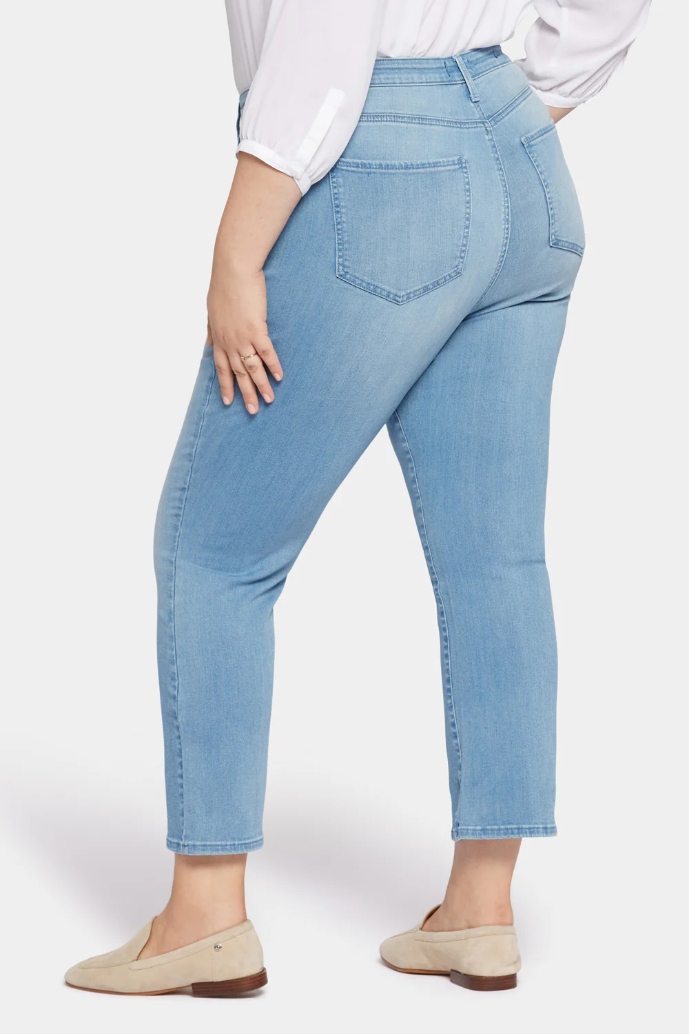 Slim Bootcut Ankle Jeans In Plus Size - Lustre - Image 2