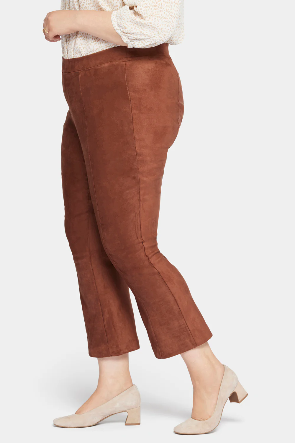 Slim Bootcut Pull-On Pants In Plus Size - Coffee Bean - Image 3