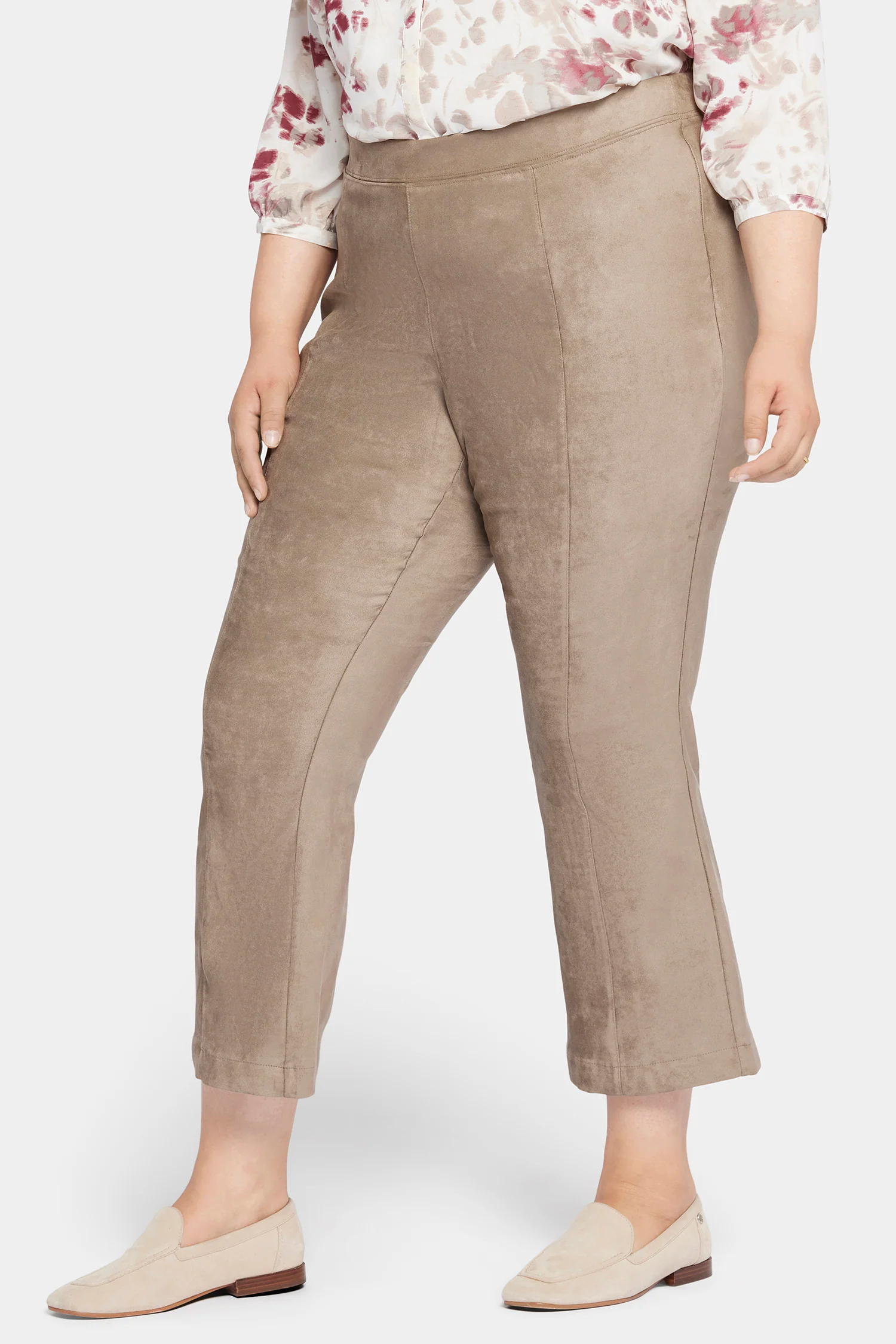 Slim Bootcut Pull-On Pants In Plus Size - Saddlewood - Image 3