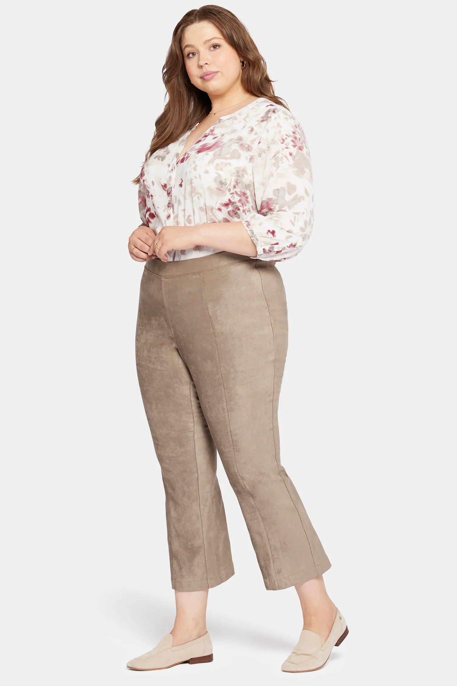 Slim Bootcut Pull-On Pants In Plus Size - Saddlewood - Image 5