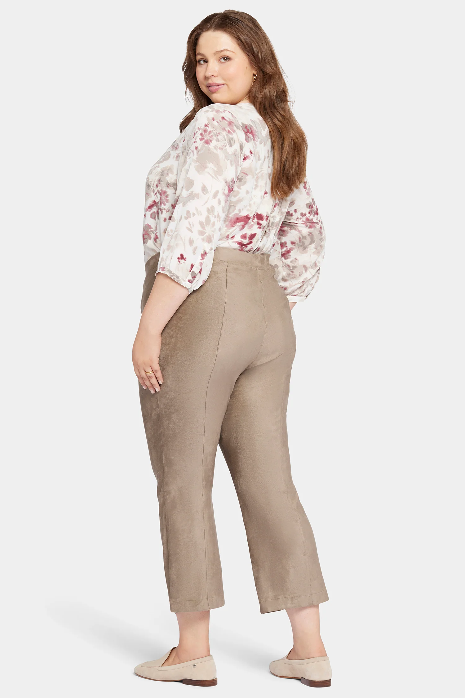 Slim Bootcut Pull-On Pants In Plus Size - Saddlewood - Image 6