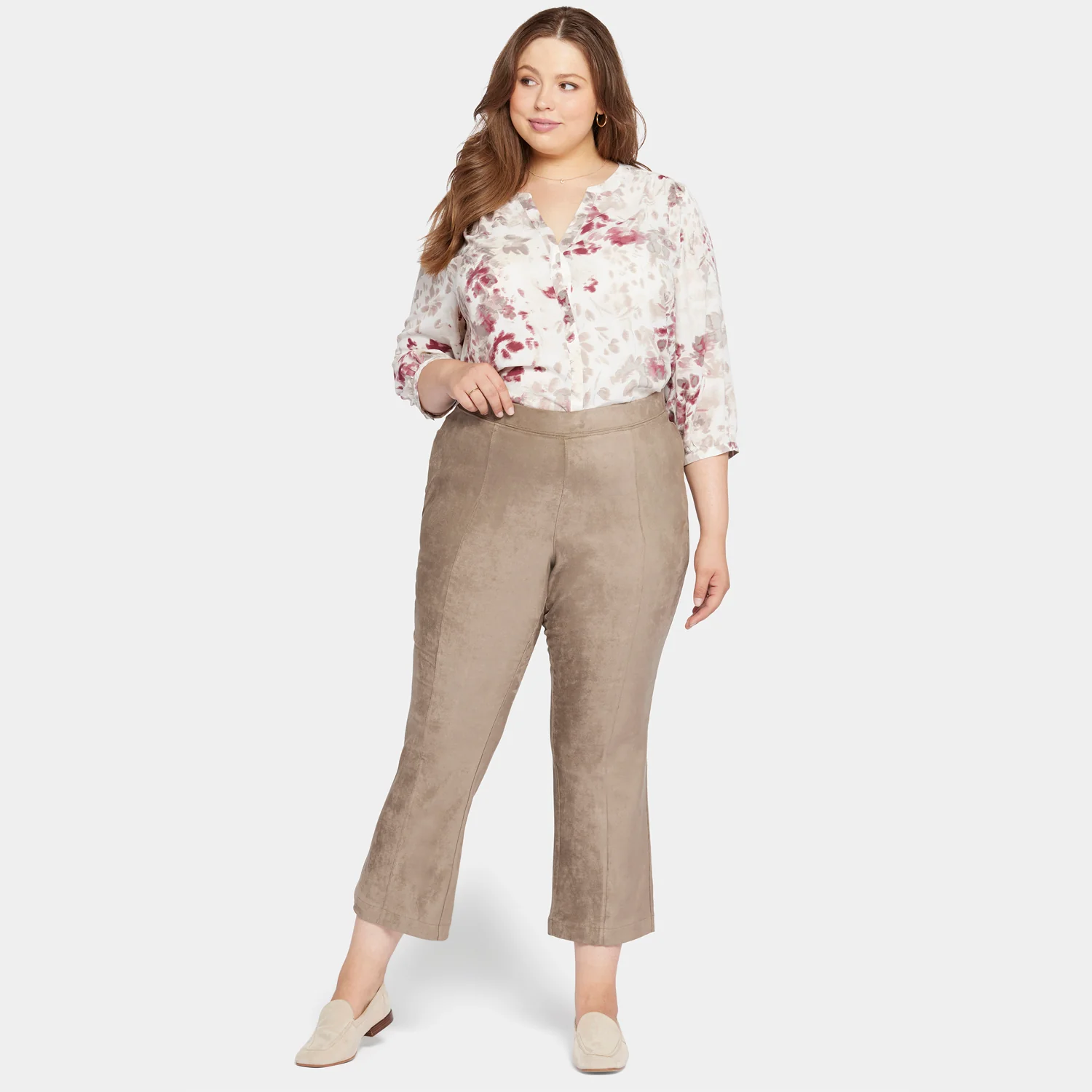 Slim Bootcut Pull-On Pants In Plus Size - Saddlewood - Image 7