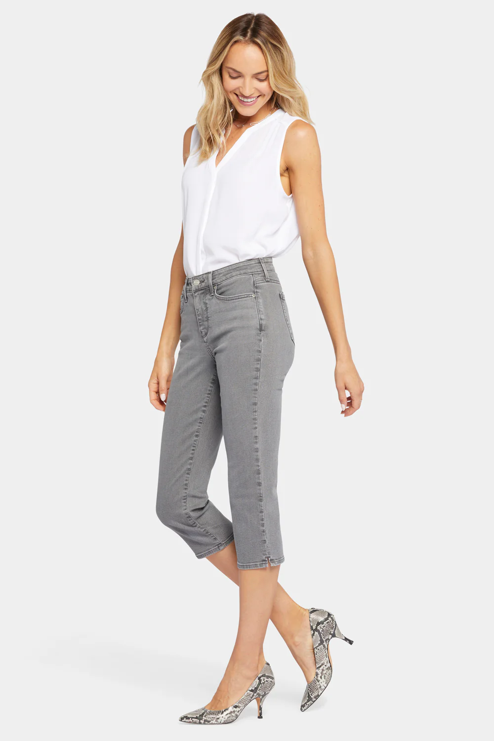 Slim Straight Crop Jeans - Palmas - Image 5