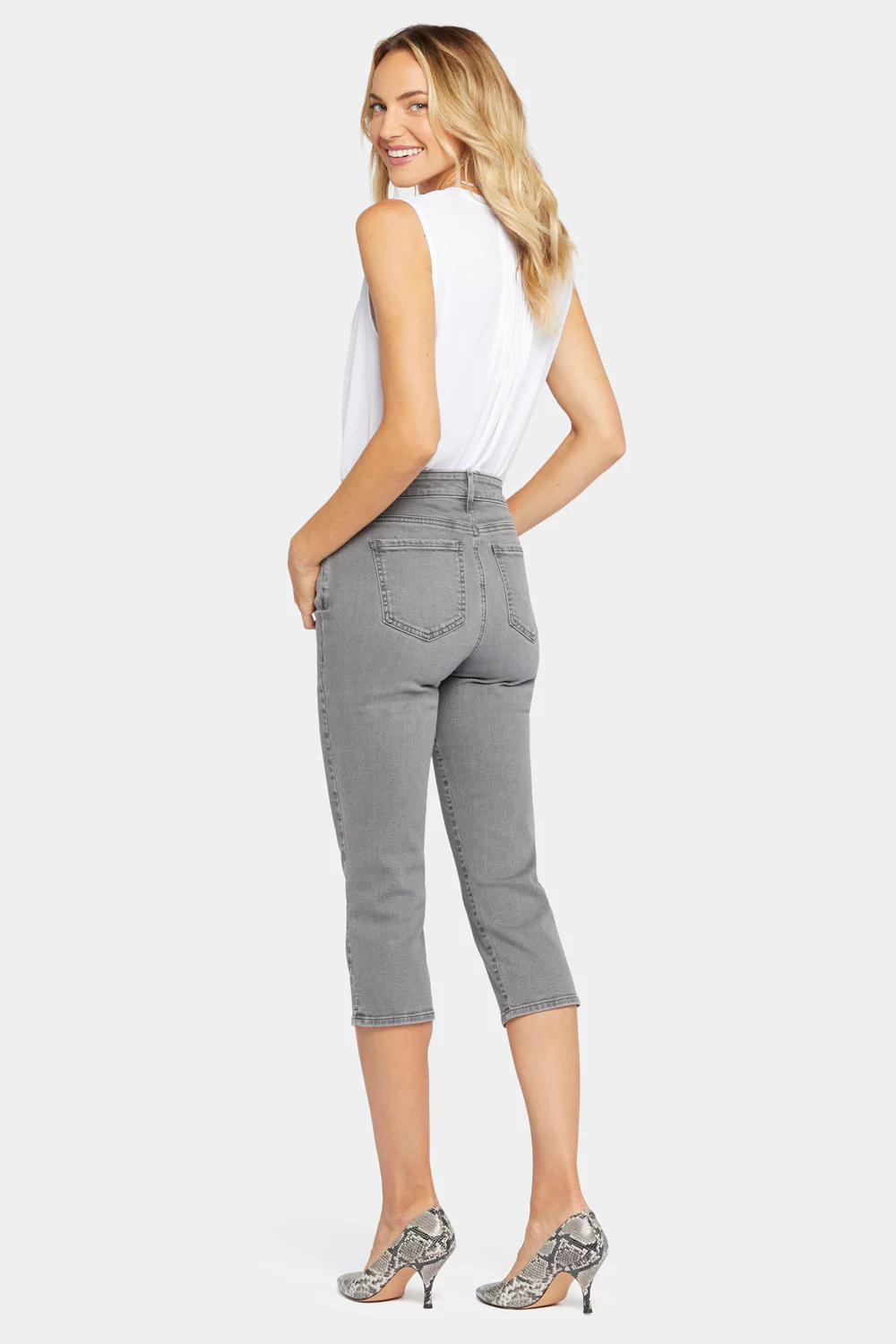Slim Straight Crop Jeans - Palmas - Image 6
