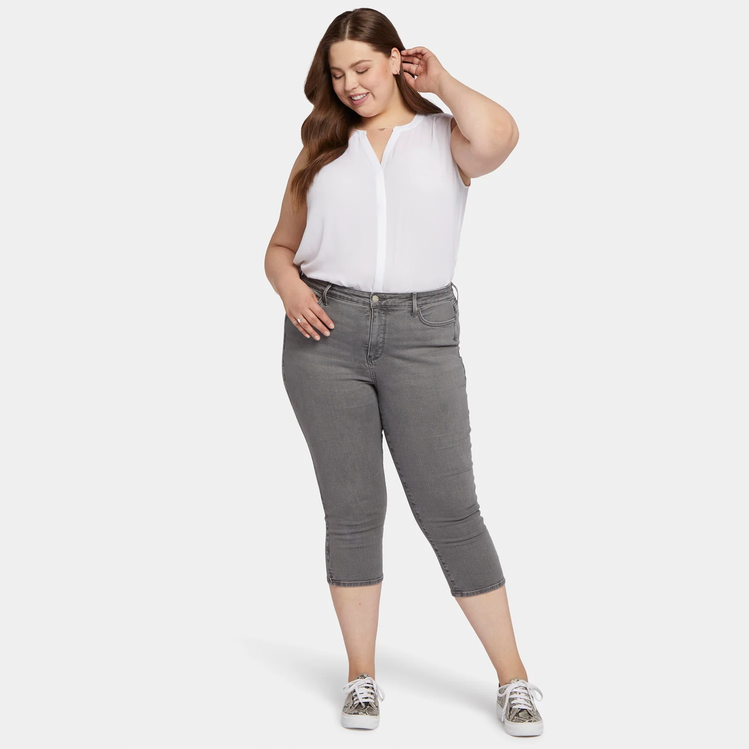 Slim Straight Crop Jeans - Palmas - Image 7