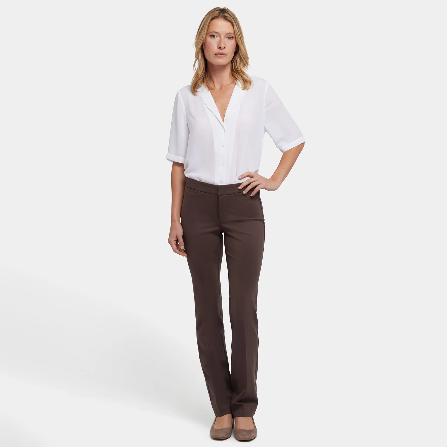 Slim Trouser Pants - Coffee Bean - Image 6