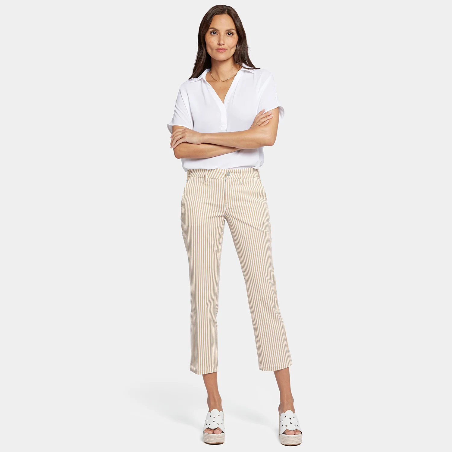 Straight Ankle Pants - Sunbird Stripe - Image 7