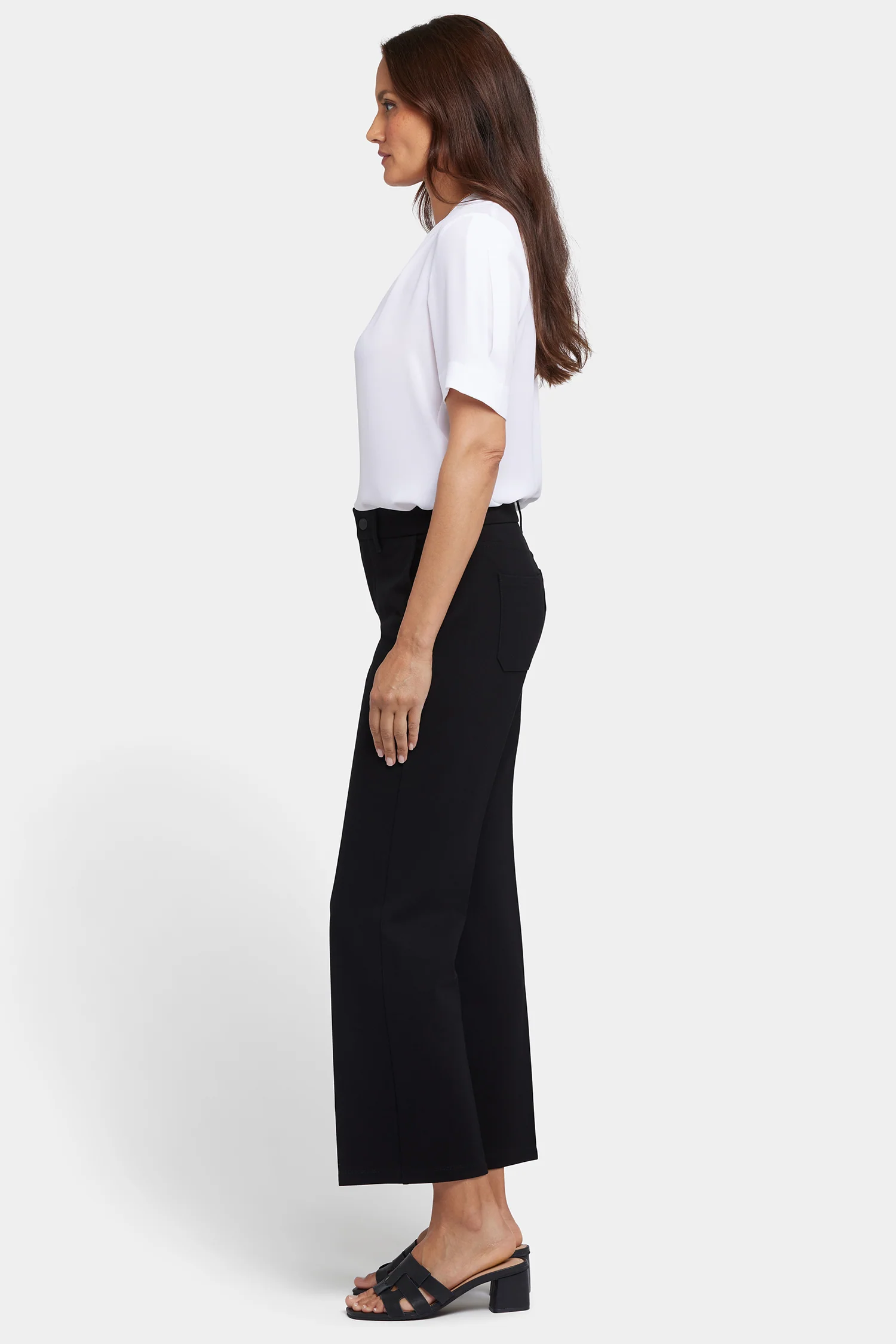 Straight Trouser Pants - Black - Image 5