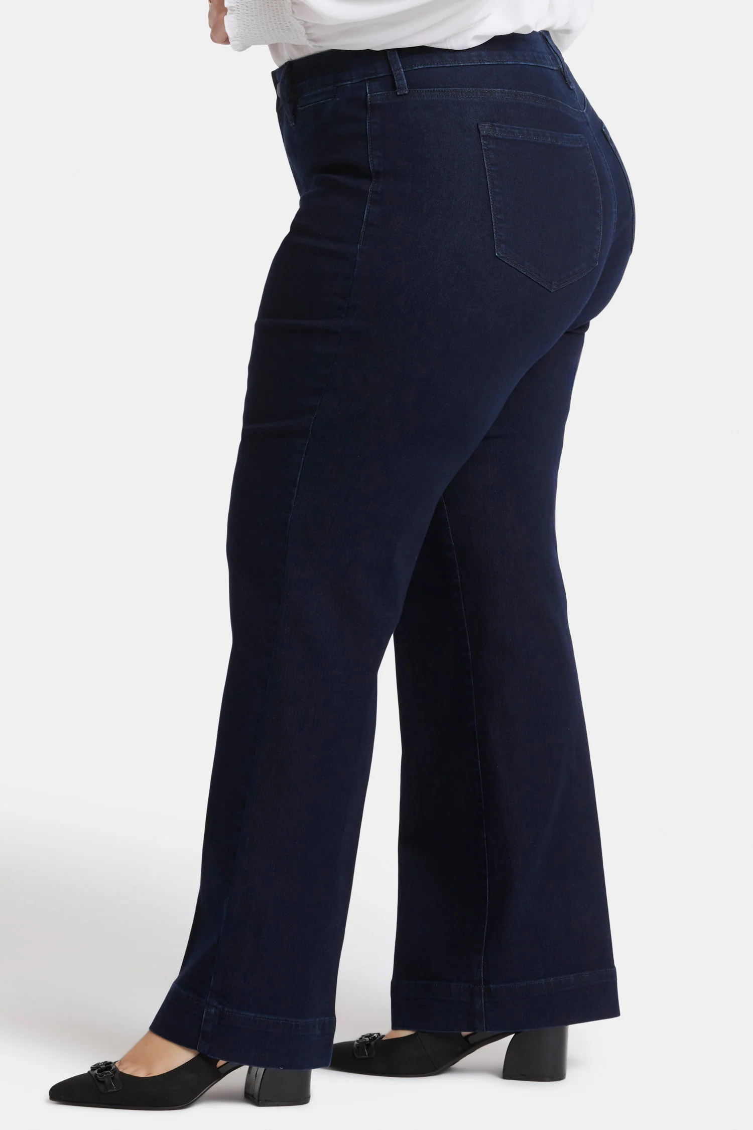 Teresa Trouser Jeans In Plus Size - Dark Enzyme - Image 3
