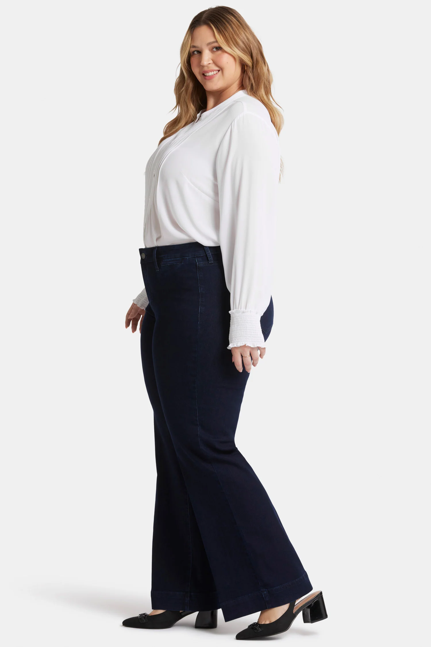 Teresa Trouser Jeans In Plus Size - Dark Enzyme - Image 5