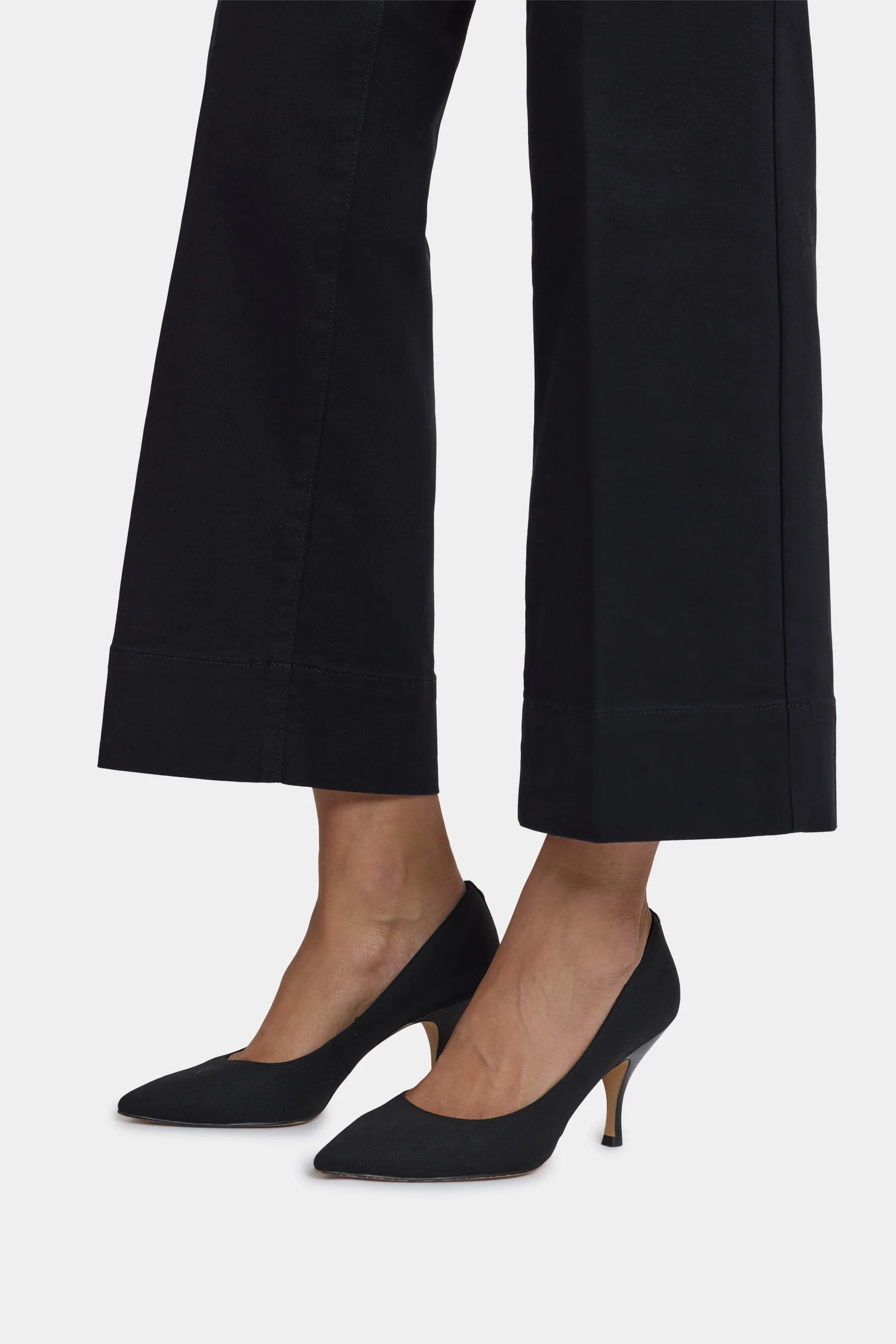 Teresa Wide Leg Ankle Jeans - Black - Image 5