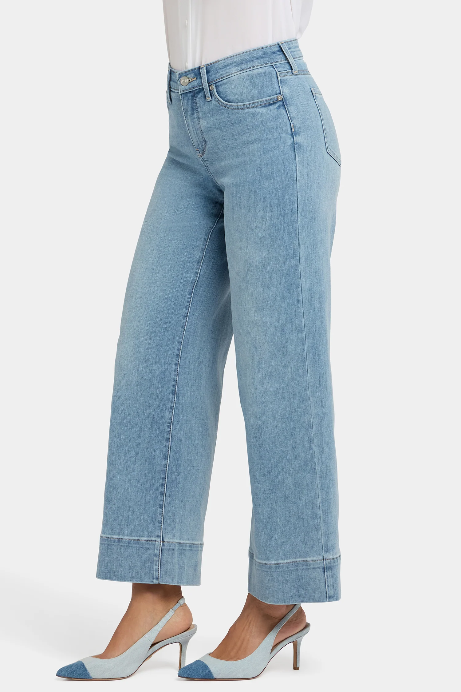 Teresa Wide Leg Ankle Jeans - Heritage Glow - Image 4