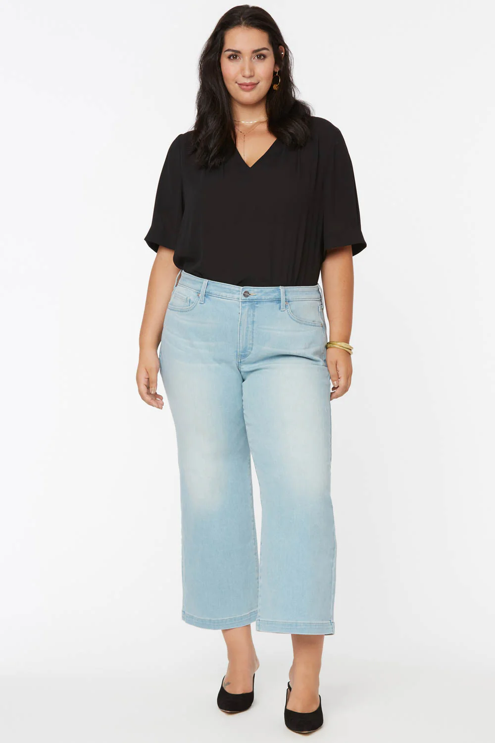 Teresa Wide Leg Ankle Jeans in Plus Size - Naomi - Image 4