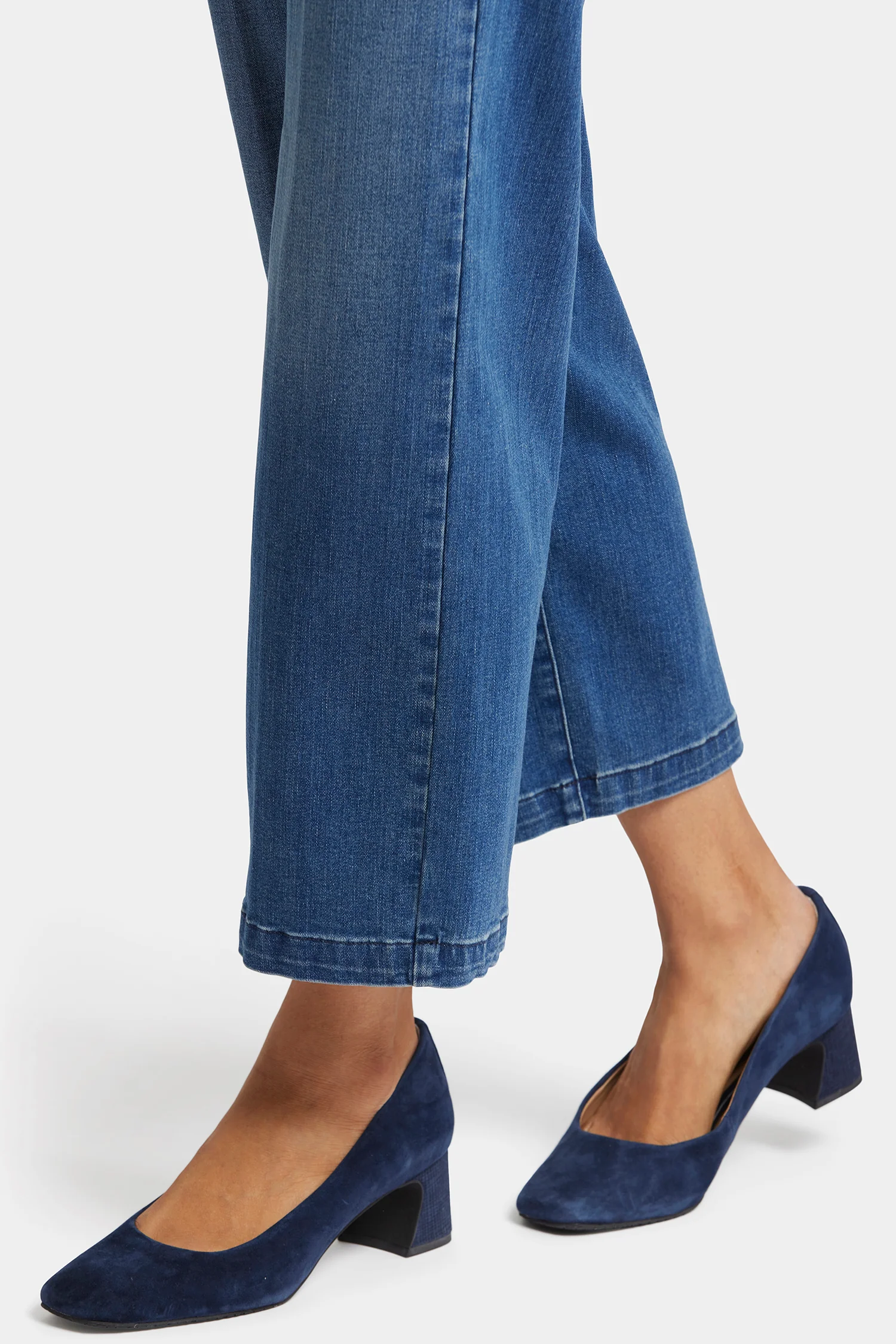 Teresa Wide Leg Ankle Jeans - Mission Blue - Image 6