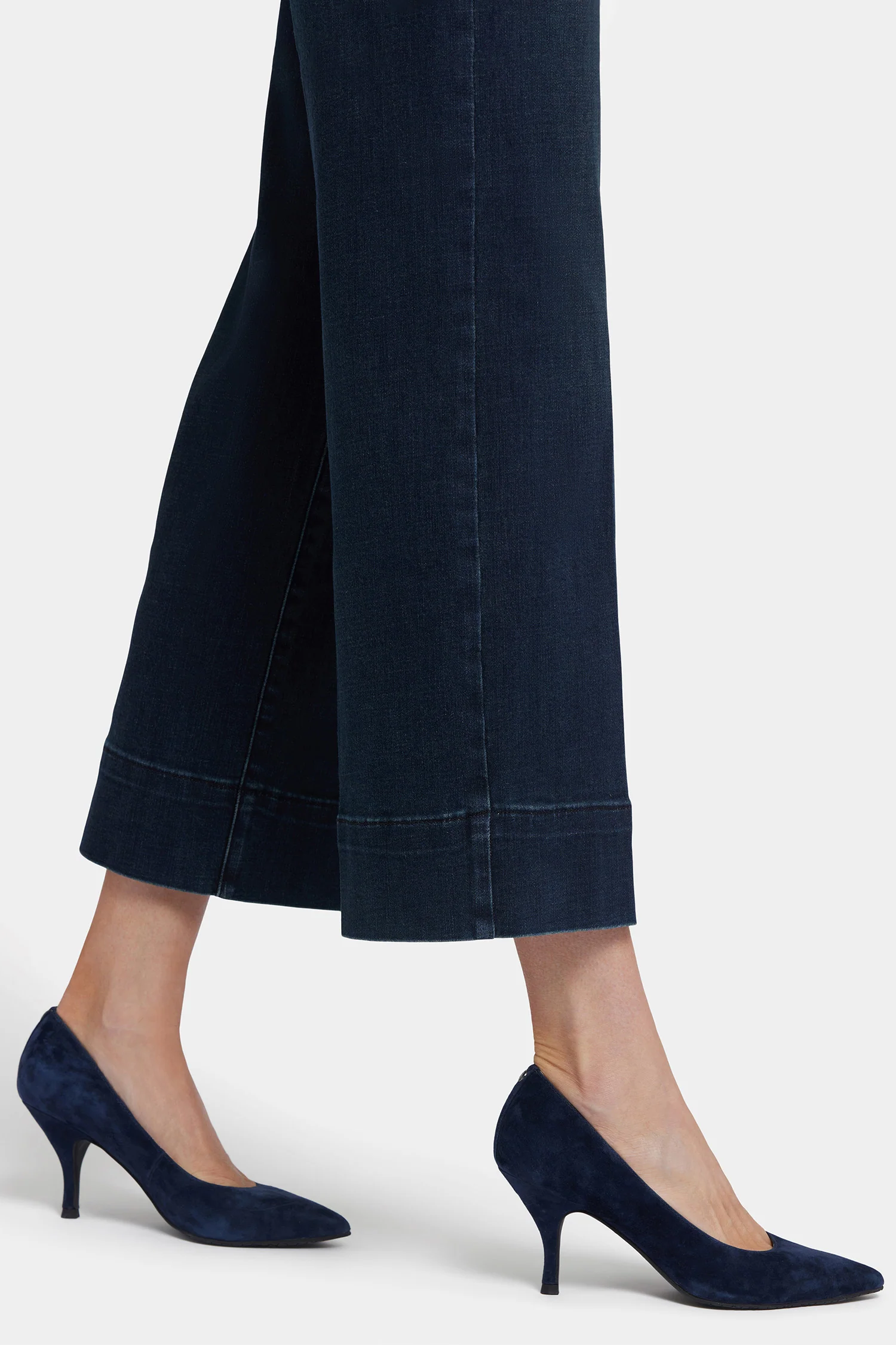 Teresa Wide Leg Ankle Jeans - Obsidian Blue - Image 6