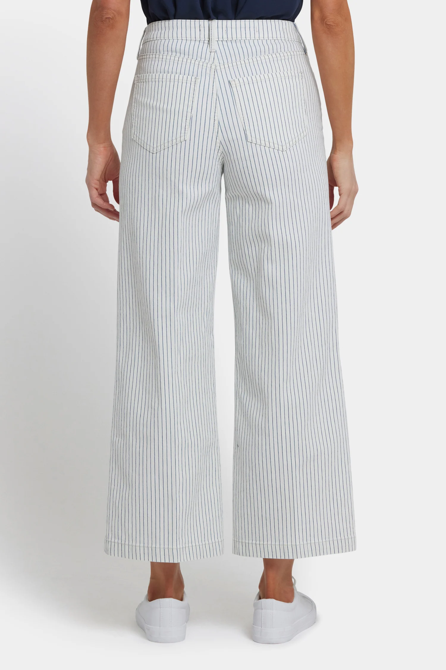 Teresa Wide Leg Ankle Jeans - Palencia Stripe - Image 3