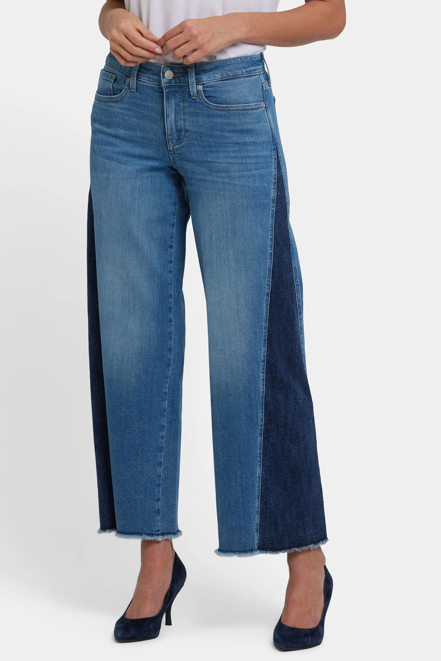 Teresa Wide Leg Jeans - Avenue Blue - Image 4