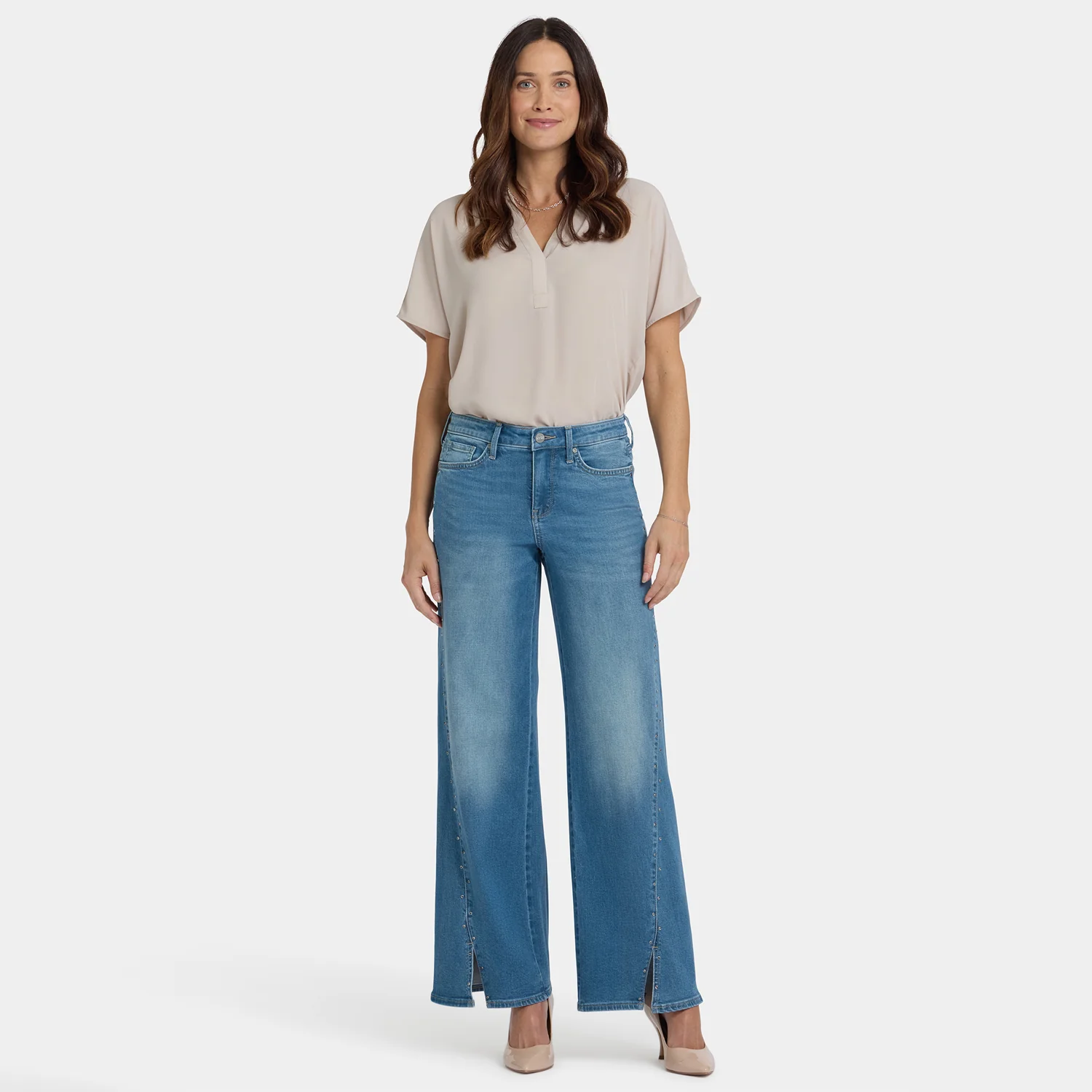 Teresa Wide Leg Jeans - Avenue Blue - Image 6