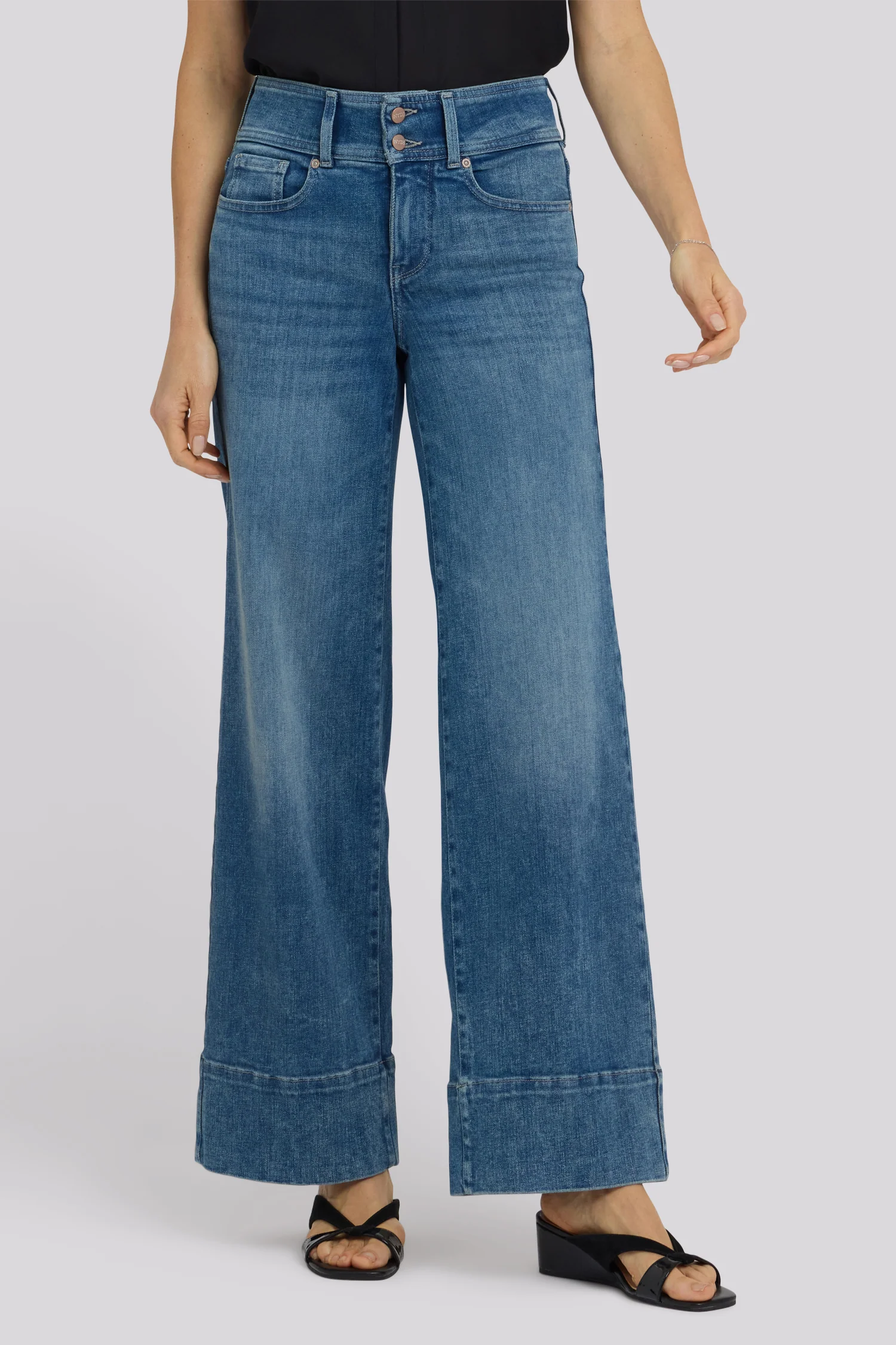 Teresa Wide Leg Jeans - Breezy Palms - Image 4