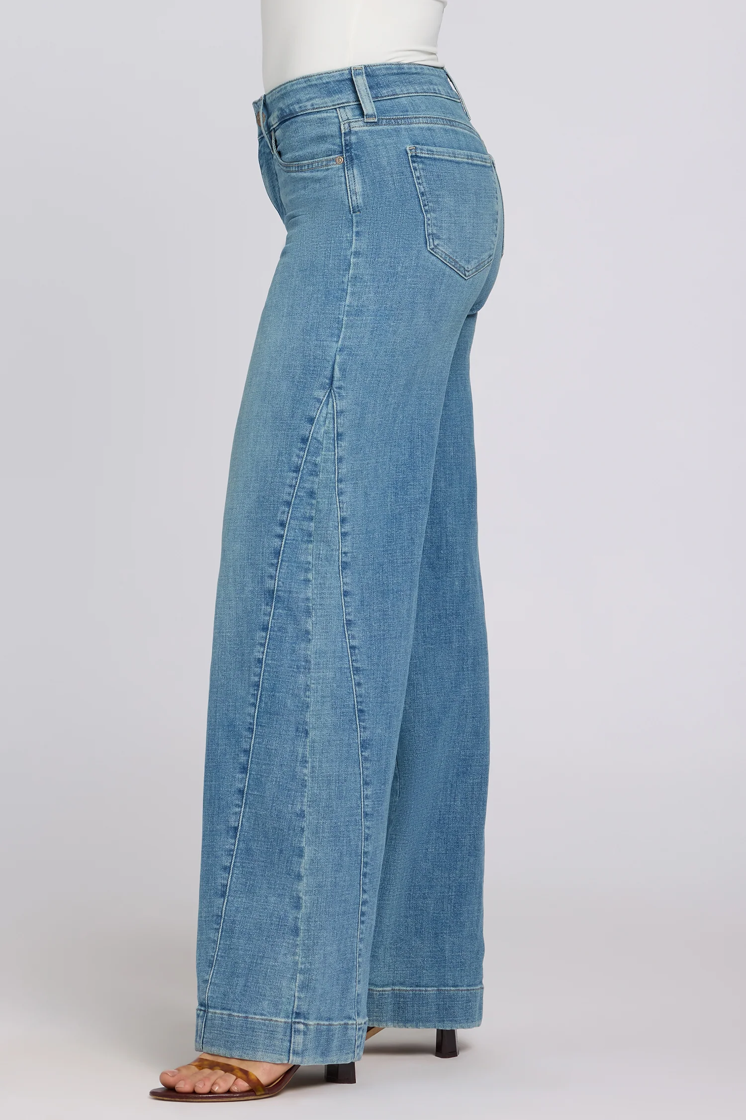 Teresa Wide Leg Jeans - Dawn Rock - Image 5