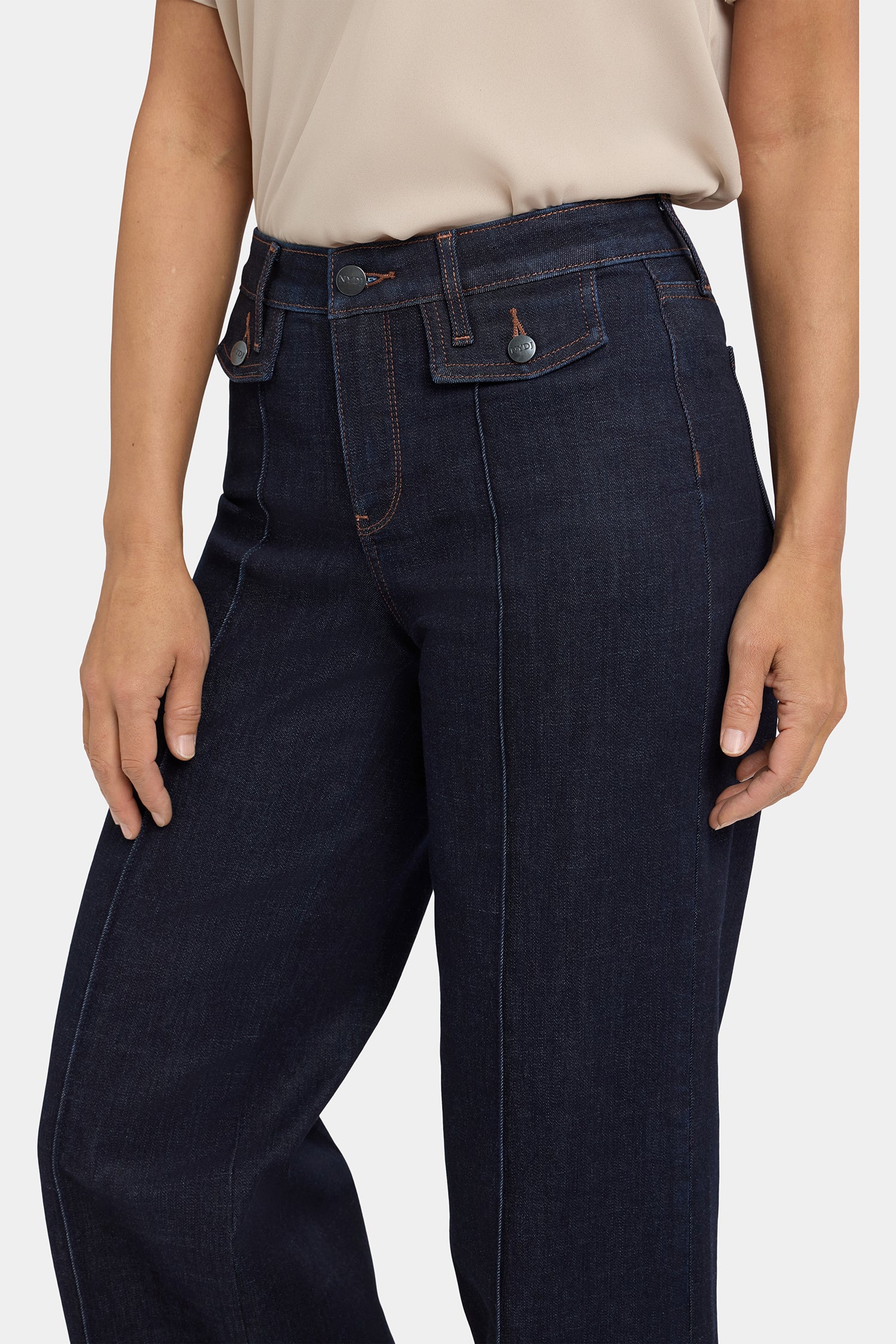 Teresa Wide Leg Jeans In Petite - Magical - Image 2