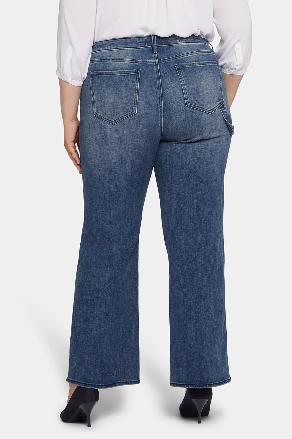 Teresa Wide Leg Jeans In Plus Size - Caliente - Image 2