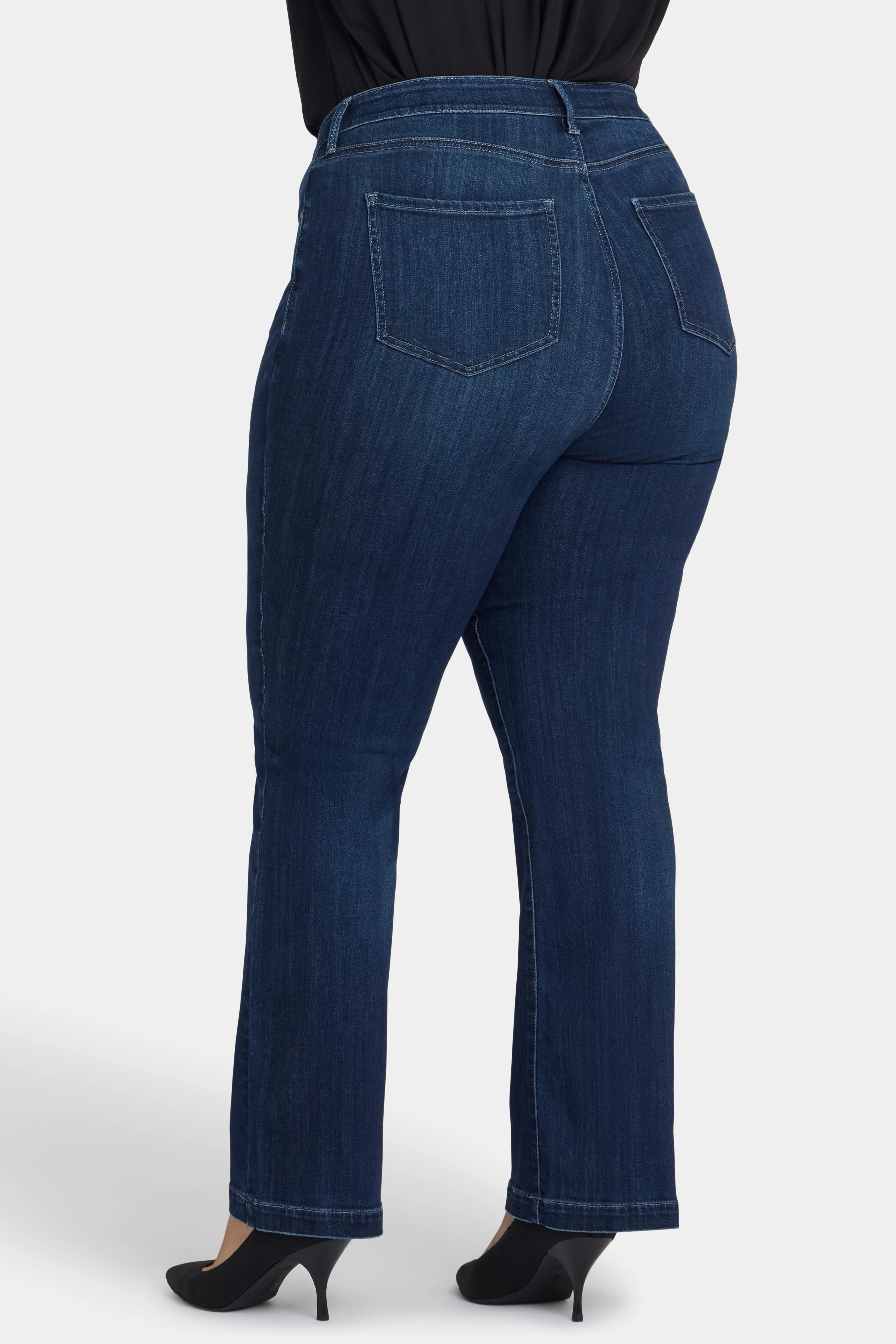 Teresa Wide Leg Jeans In Plus Size - Ink Skyline - Image 3