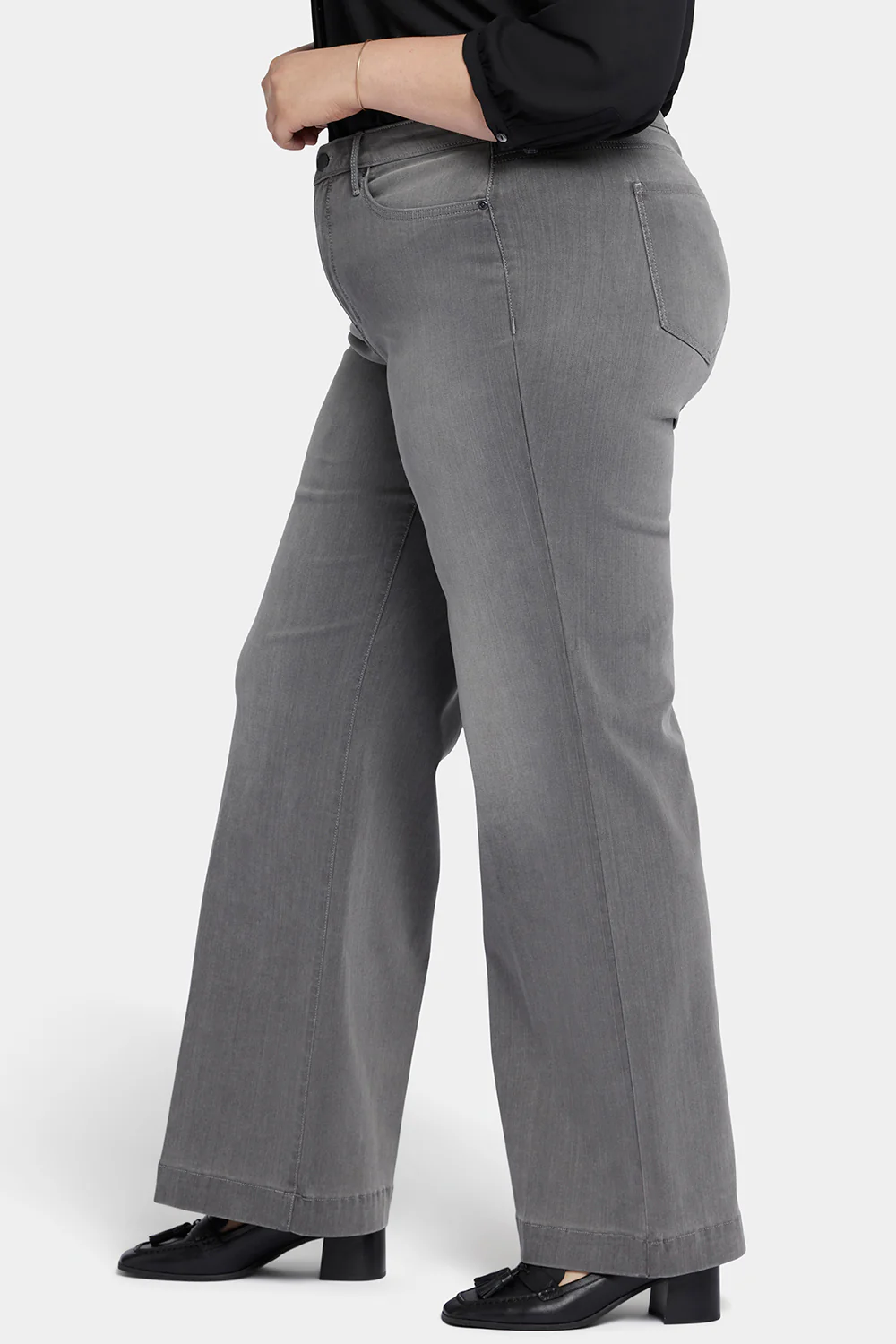 Teresa Wide Leg Jeans In Plus Size - Parade - Image 3