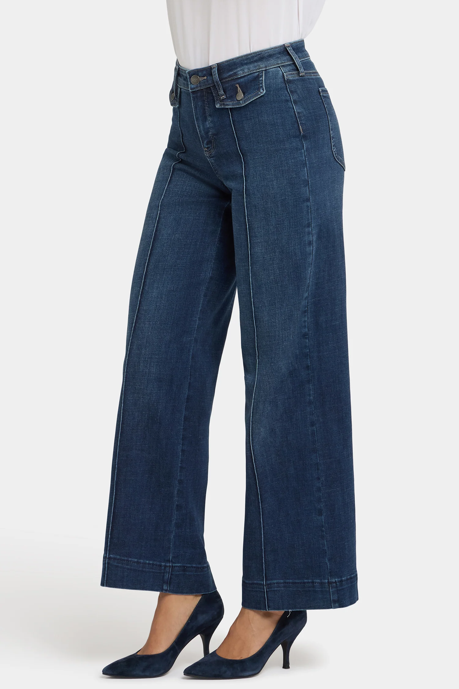 Teresa Wide Leg Jeans - Louvre Sapphire - Image 3