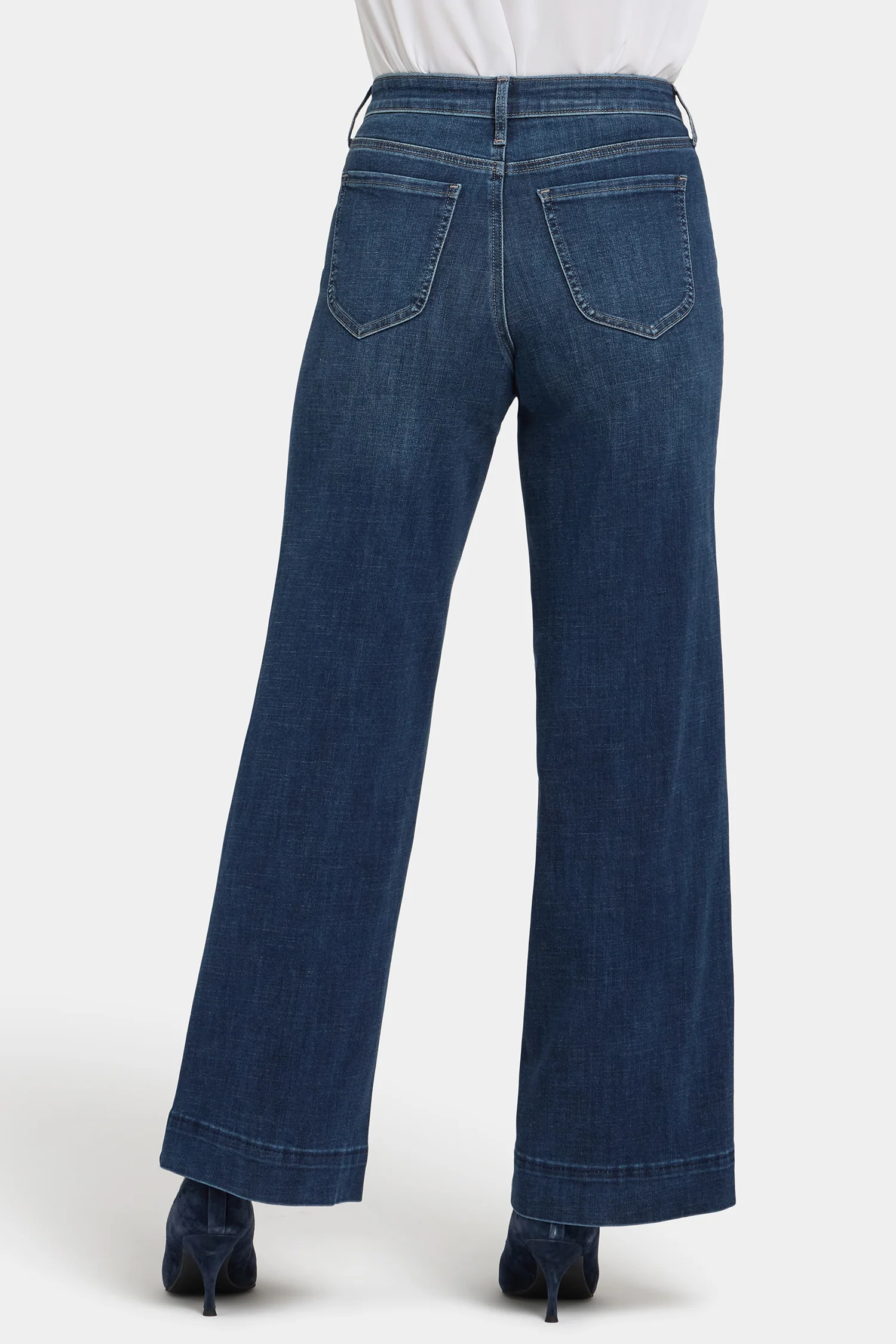 Teresa Wide Leg Jeans - Louvre Sapphire - Image 4