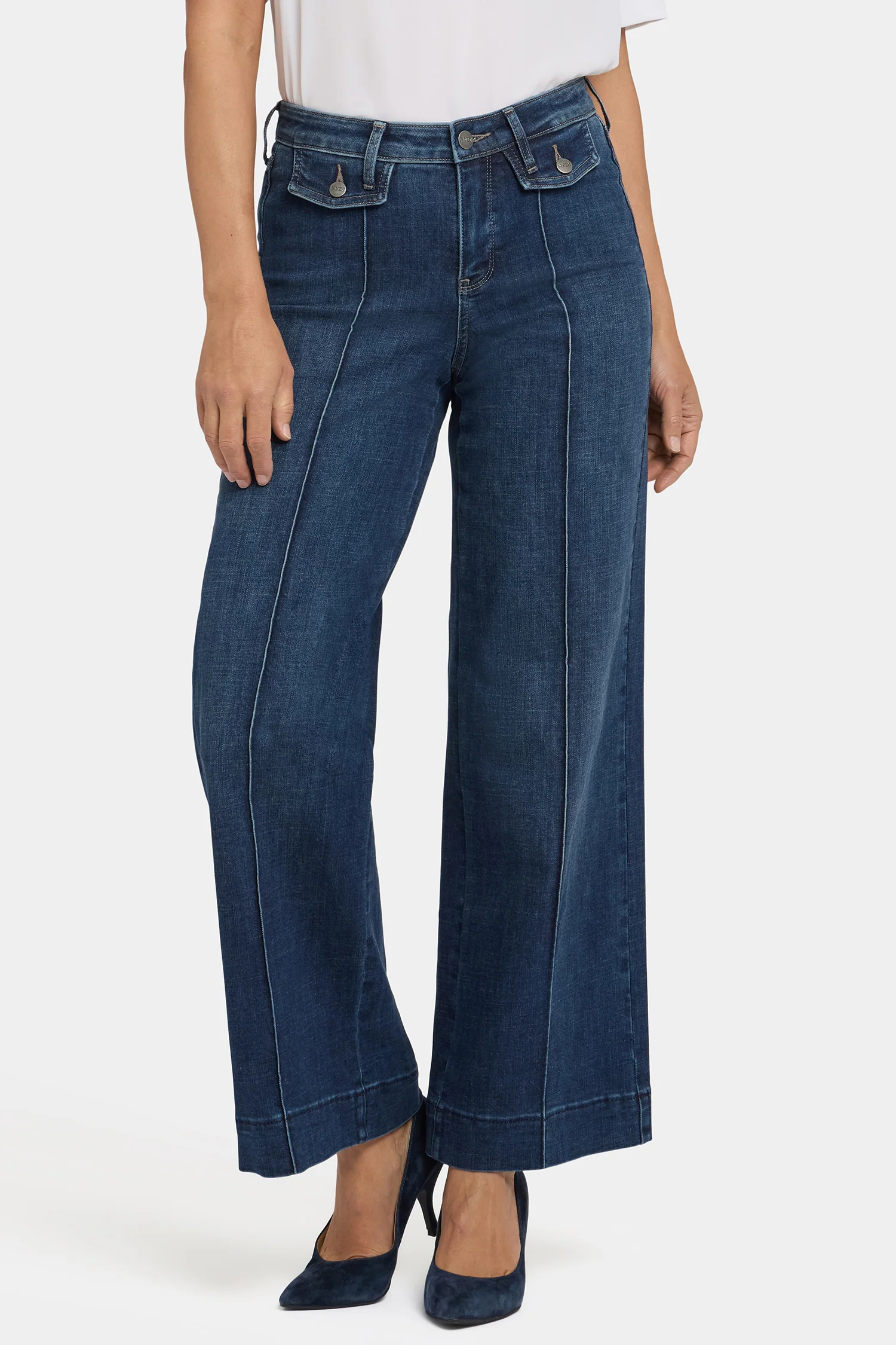 Teresa Wide Leg Jeans - Louvre Sapphire - Image 5